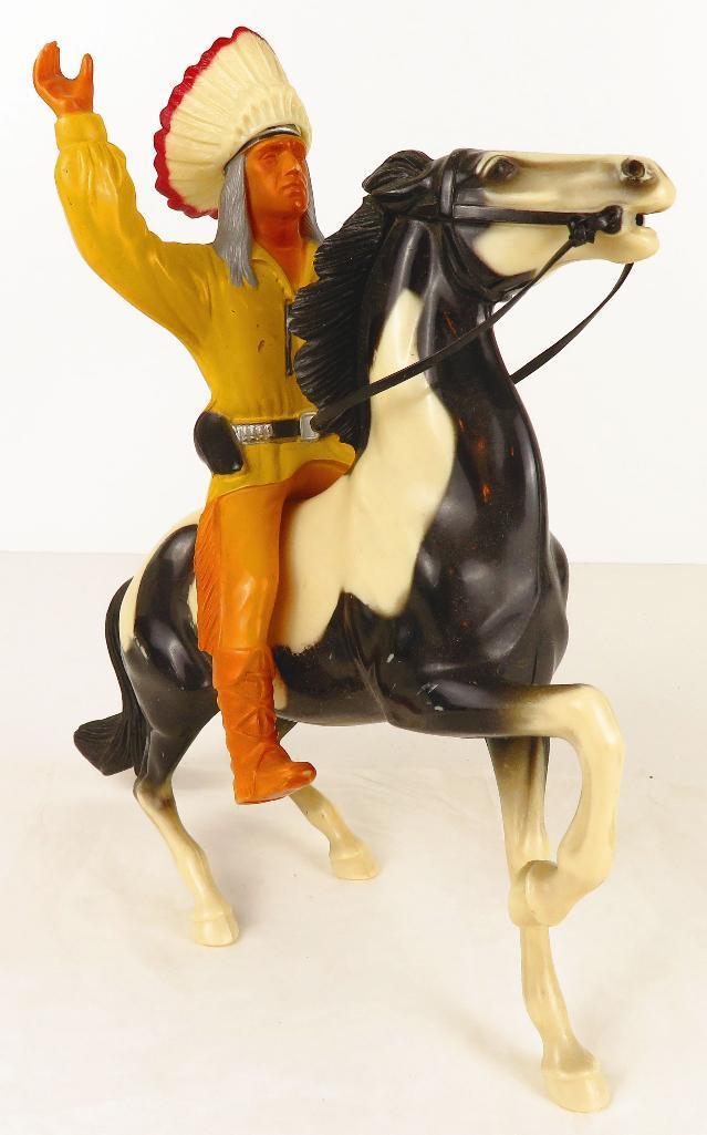 1950's Hartland Plastics Western Indian Cochise Toy Figure.