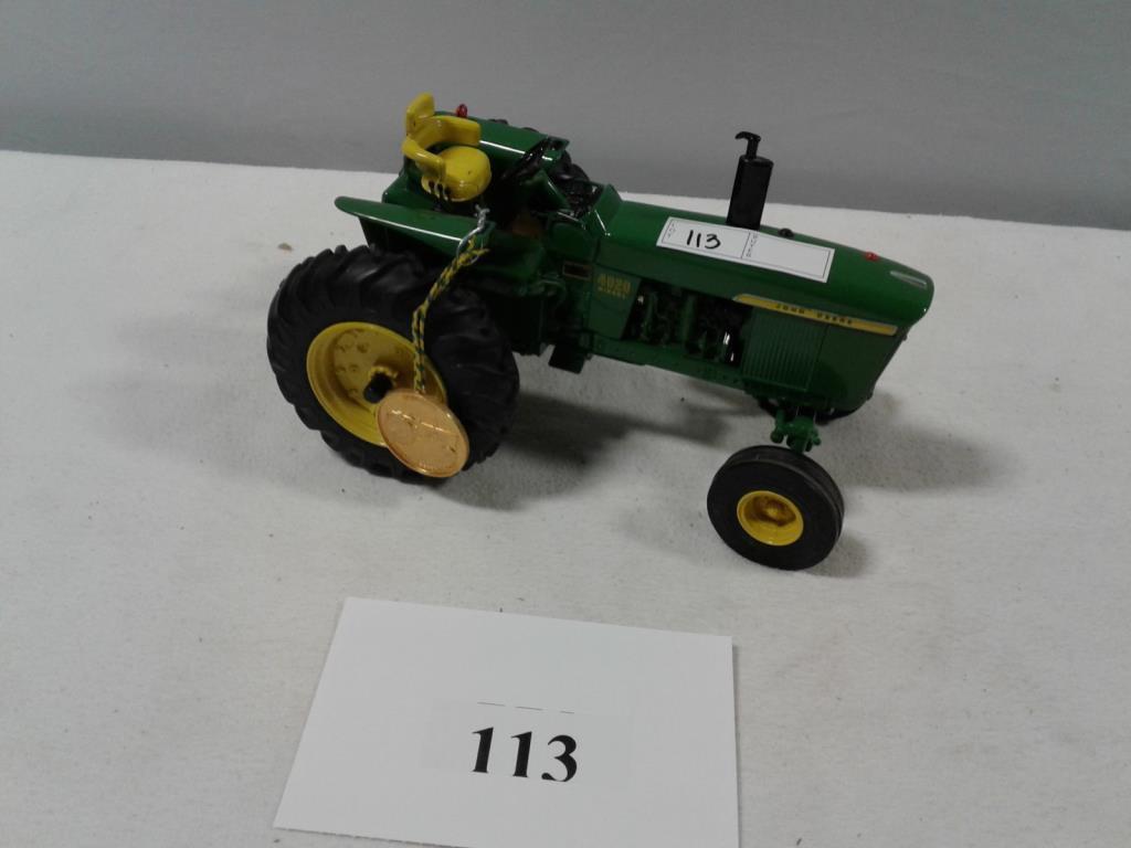 TOY TRACTOR JD 4020 WIDE FRONT DIESEL PRECISION SERIES