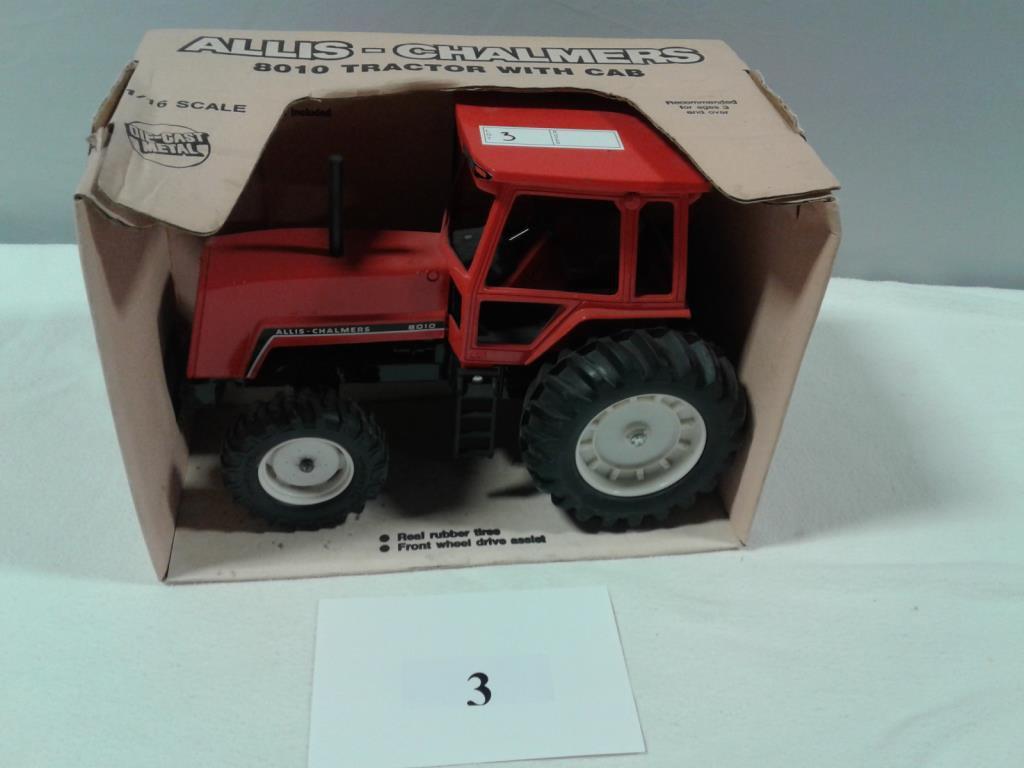 TOY TRACTOR ERTL 1/16 AC 8010 MFWD