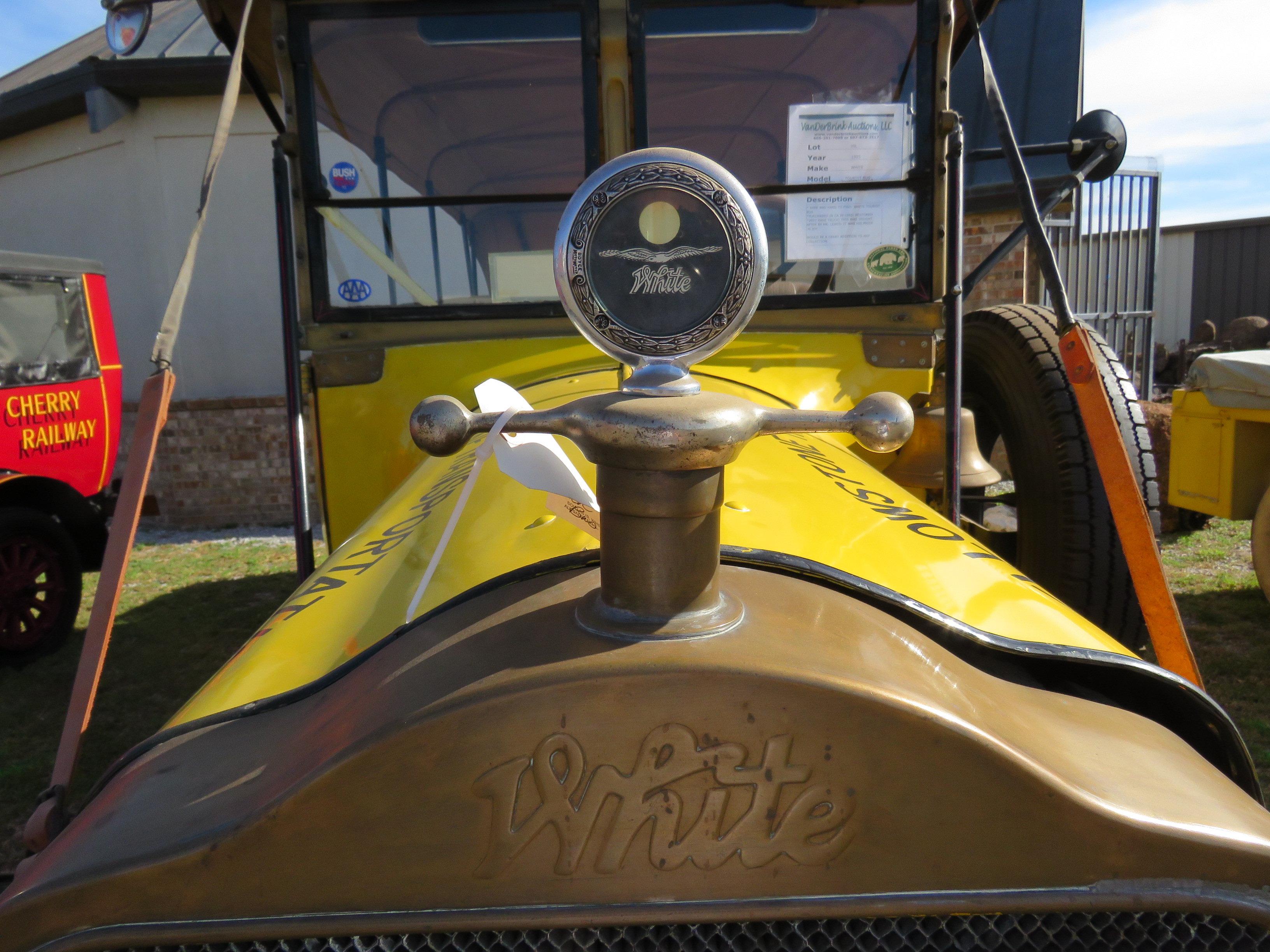 RARE 1925 White Tourist Bus