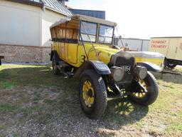 RARE 1925 White Tourist Bus