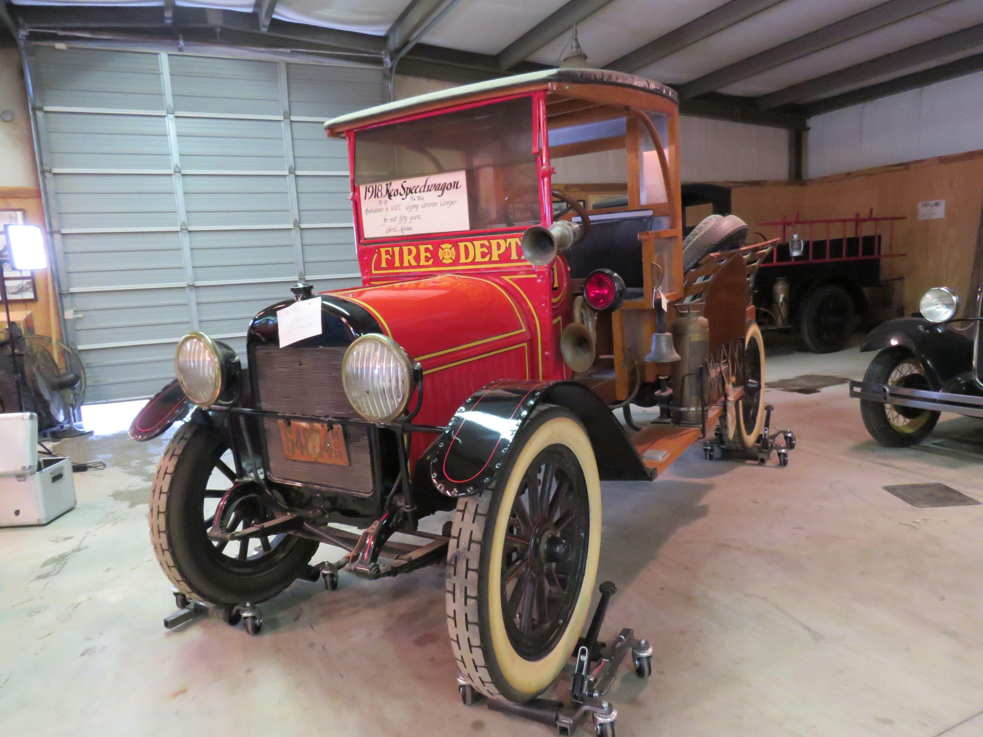 RARE 1917 REO Speedwagon Express Truck Fire Truck