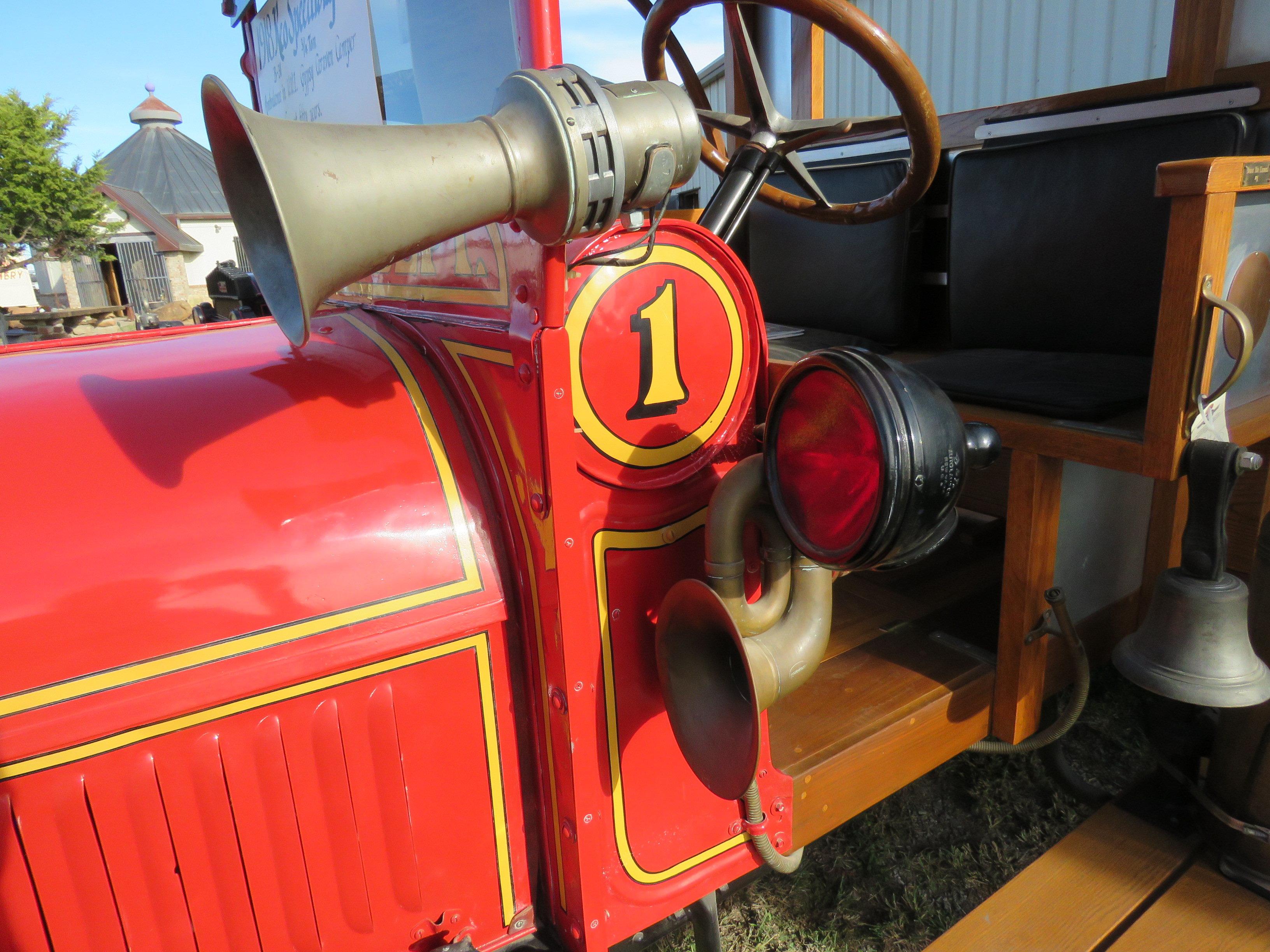 RARE 1917 REO Speedwagon Express Truck Fire Truck