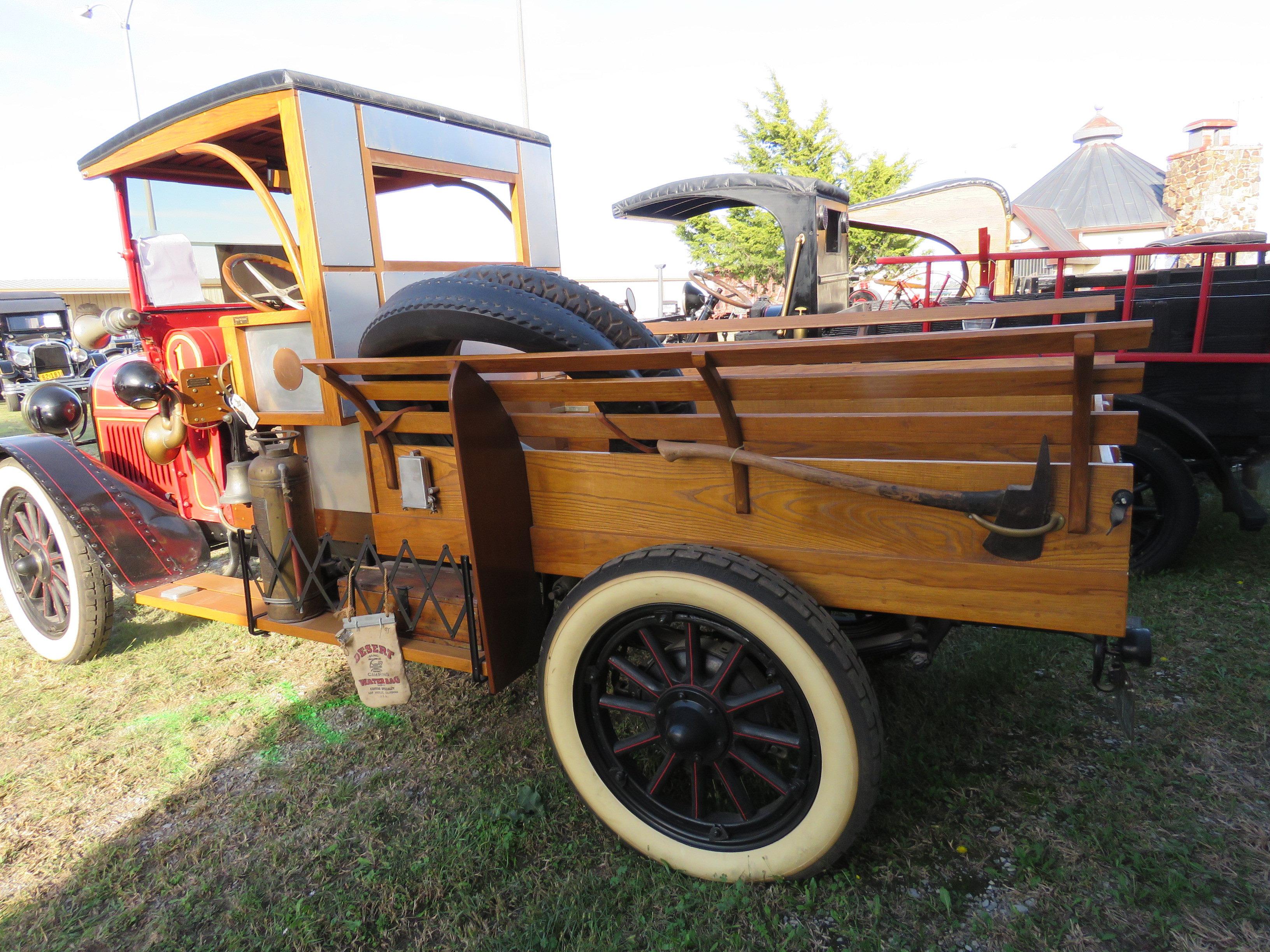 RARE 1917 REO Speedwagon Express Truck Fire Truck