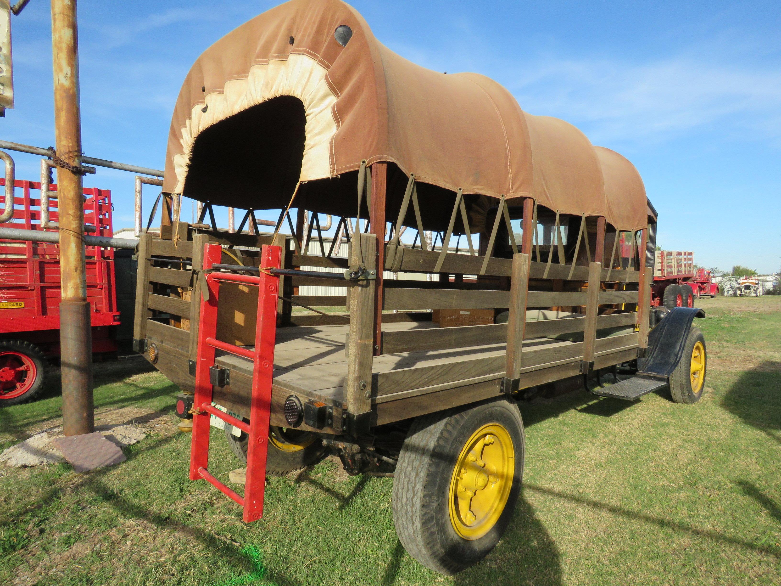 1918 White Stake Bed Truck