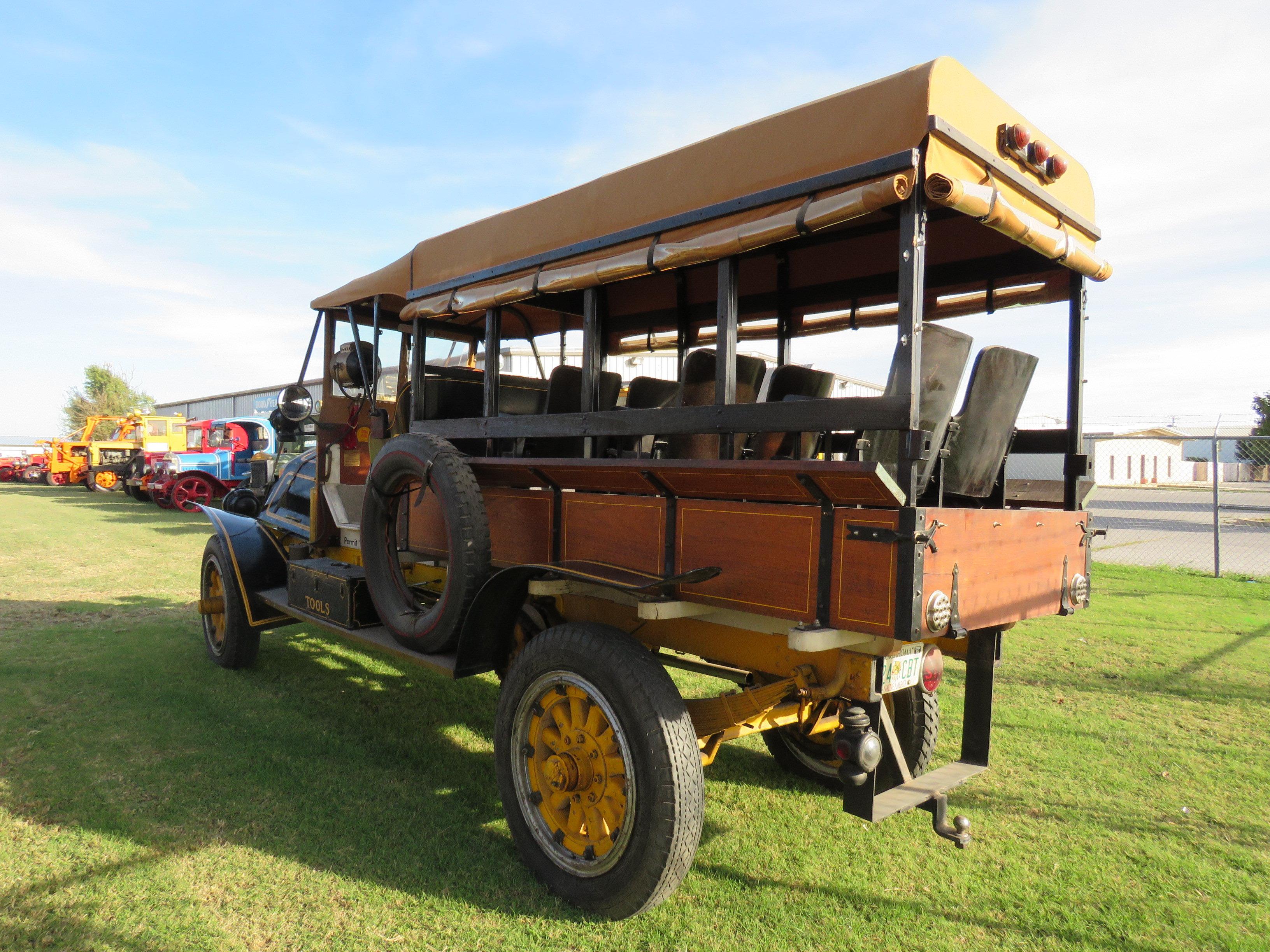 RARE 1910 Knox Open Cab Stakebed Truck