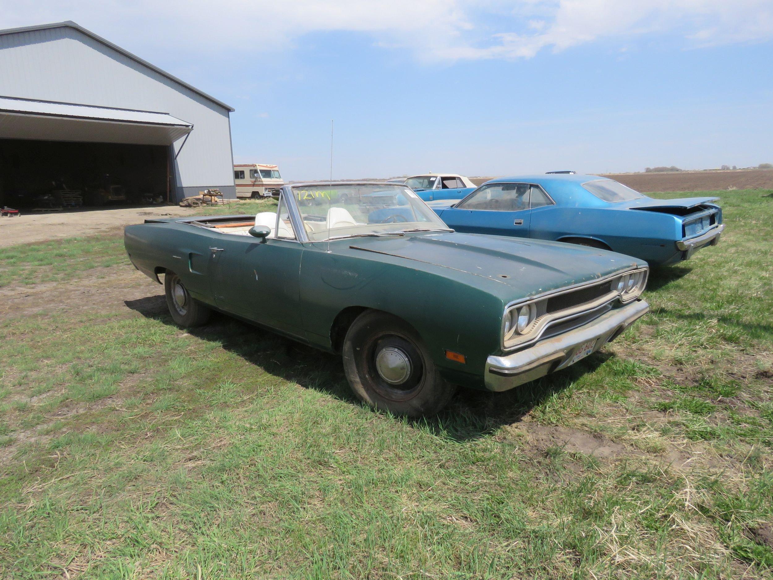 RARE 1970 Plymouth Road Runner Convertible