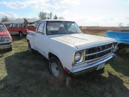 1970's Dodge Adventure Stepside Pickup