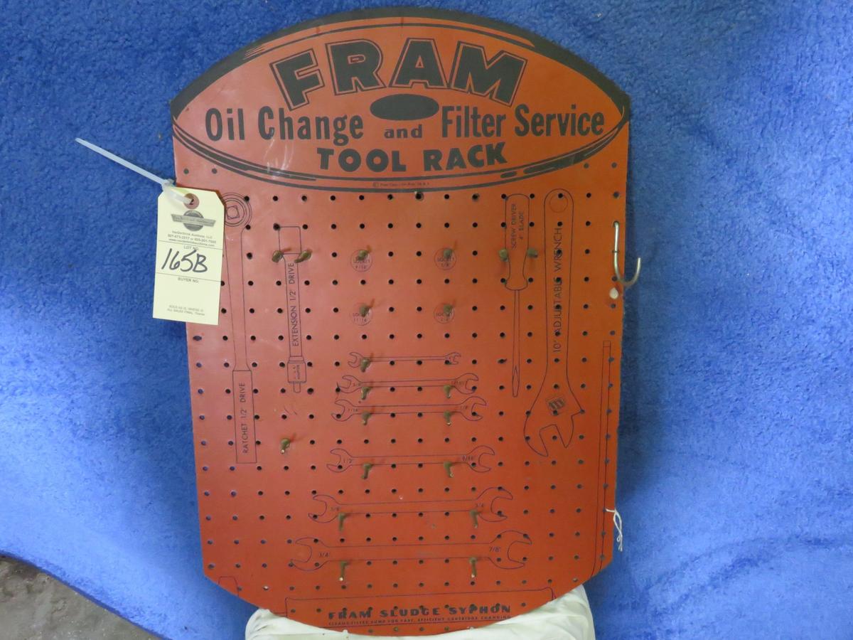 Fram Oil Filters Pressed Board Display