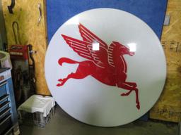 Mobil Pegasus SS Plastic Sign