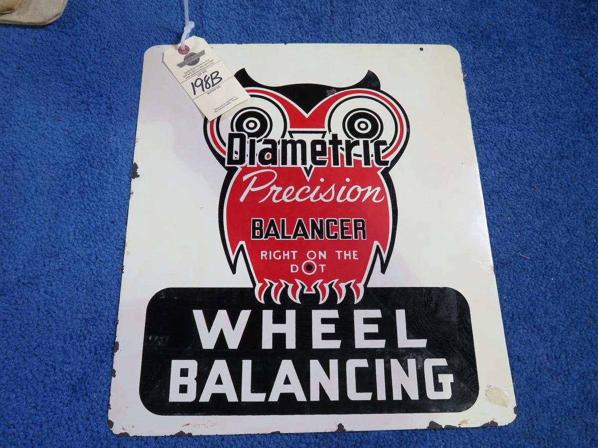 Diametric Balances DS painted Tin Sign