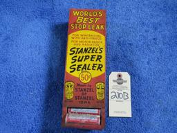 Stop Seal Stanzel Display Painted Tin