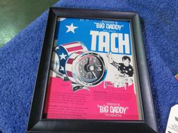 Big Daddy Don Garlitts Dixco Tach with Advertising NIB