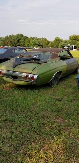 1971 Chevrolet Chevelle Rolling Body for Project