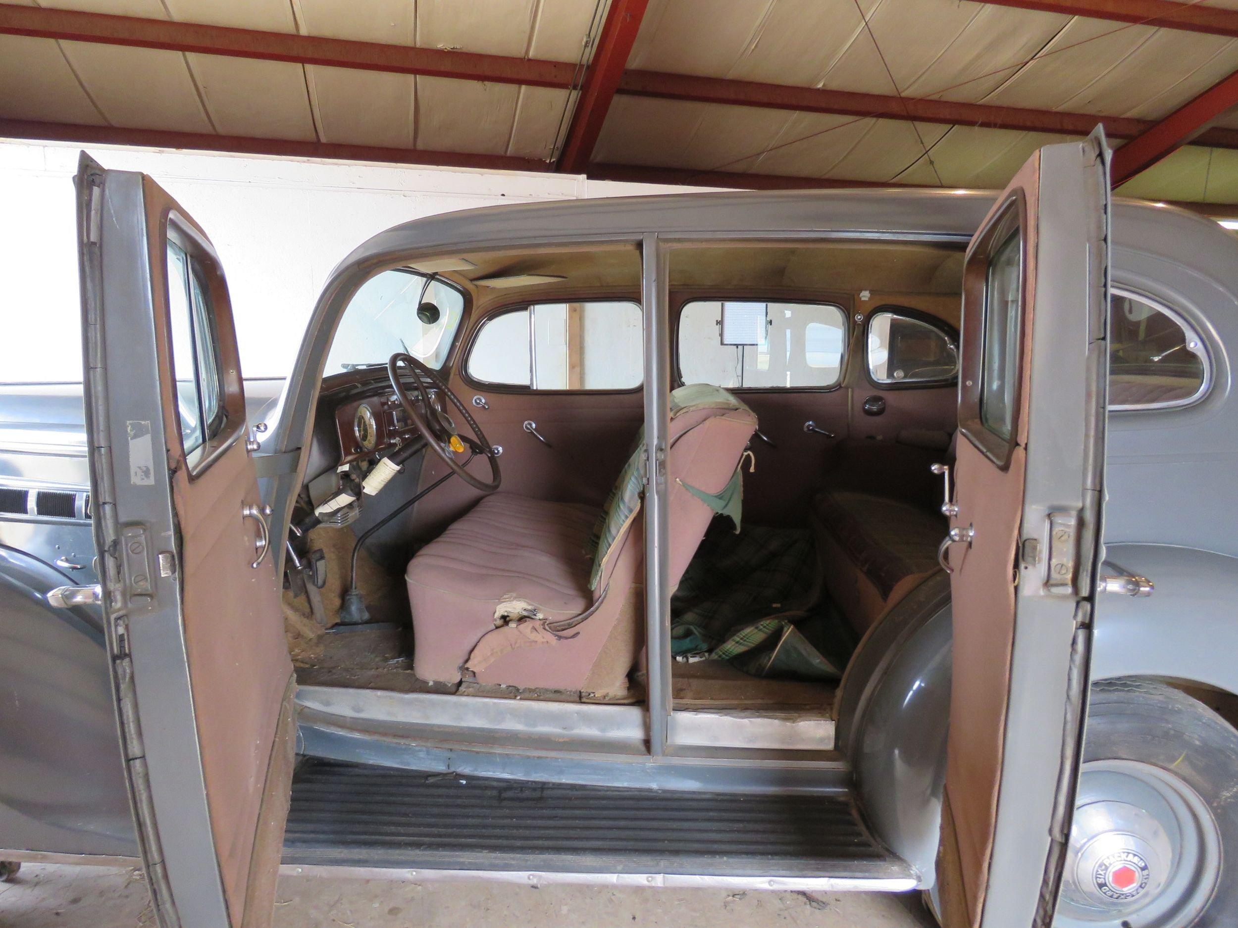 1937 Packard 6 4dr Suicide Sedan