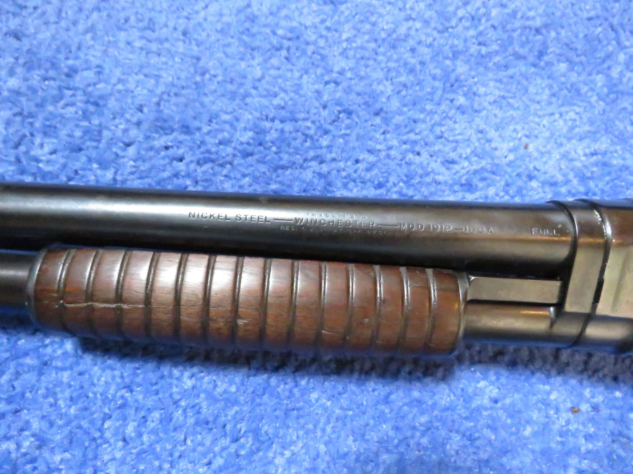 Winchester Model 1912 16 Gauge Shotgun