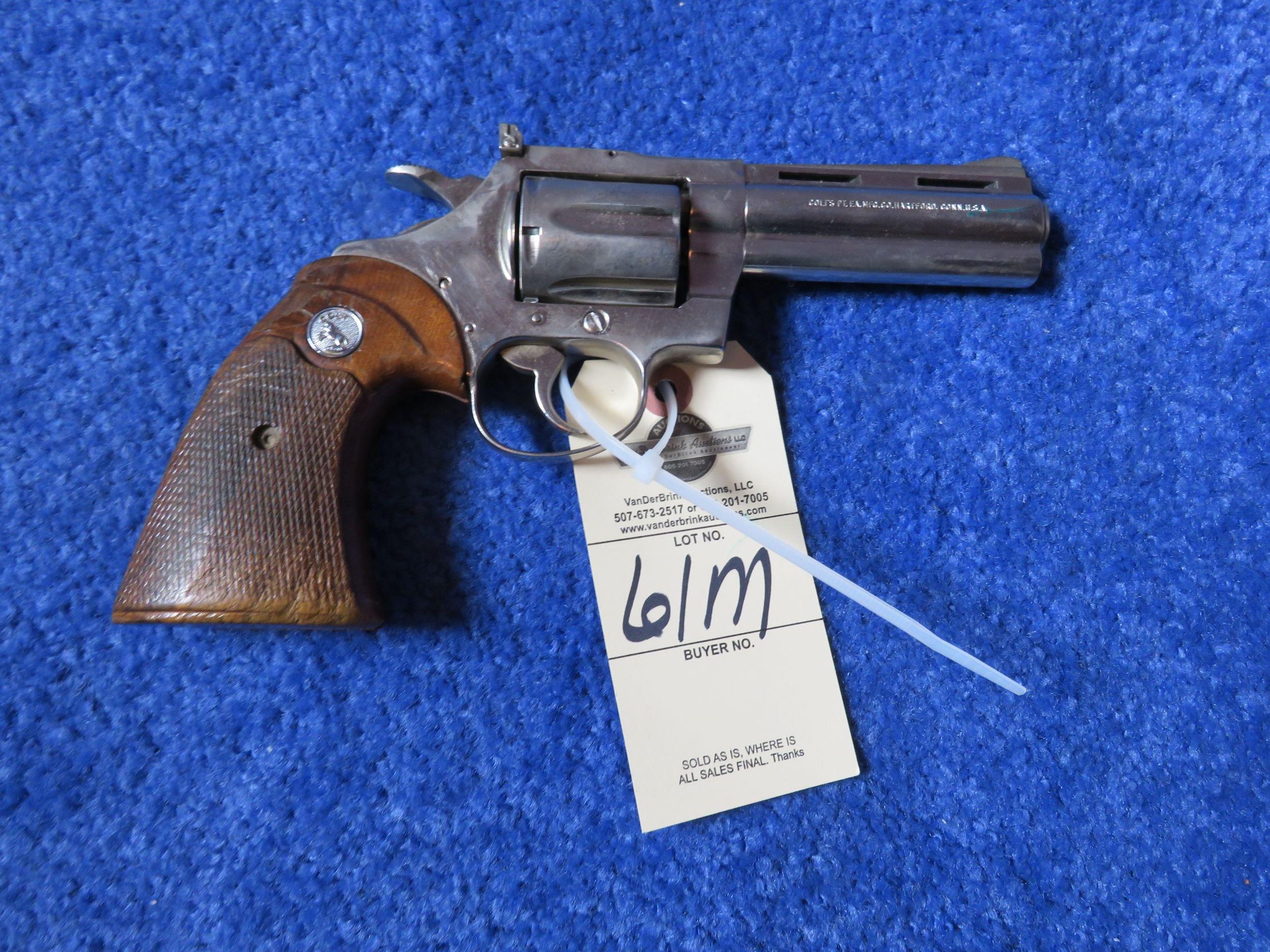 Colt Diamond Back .38 Special CTG Handgun