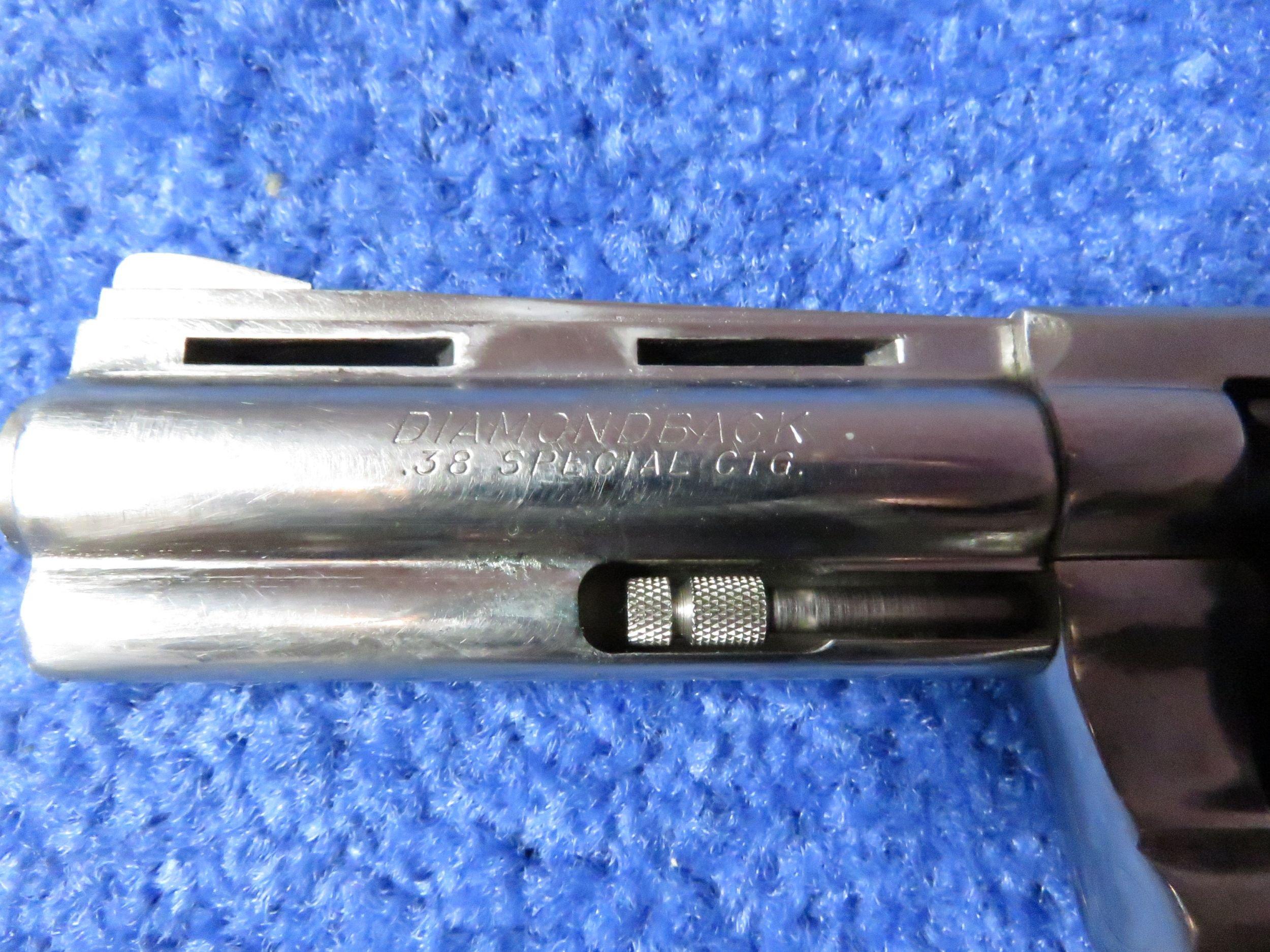 Colt Diamond Back .38 Special CTG Handgun