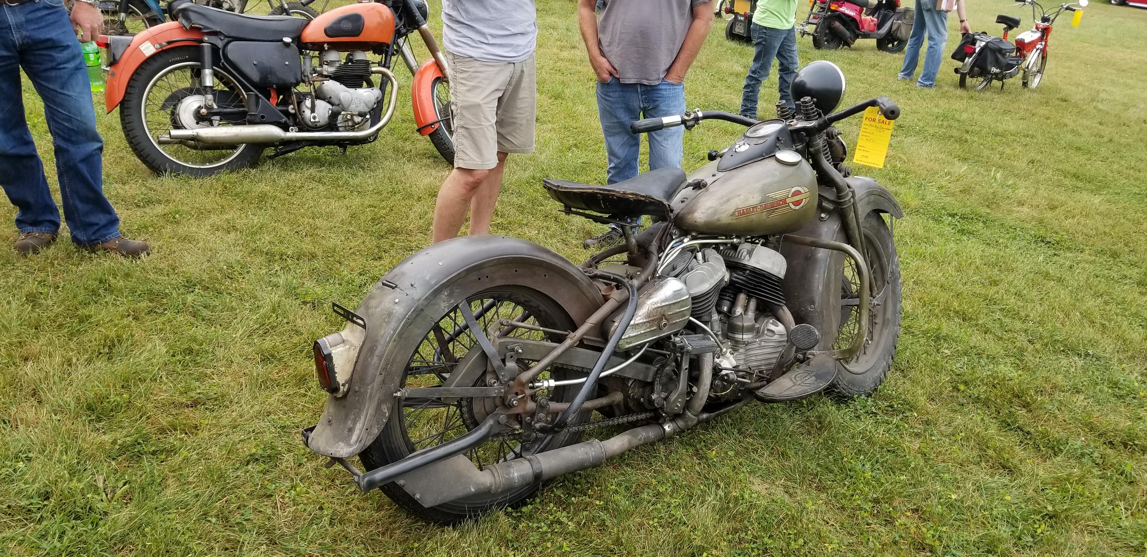 1947 Harley Davidson WL Motorcycle