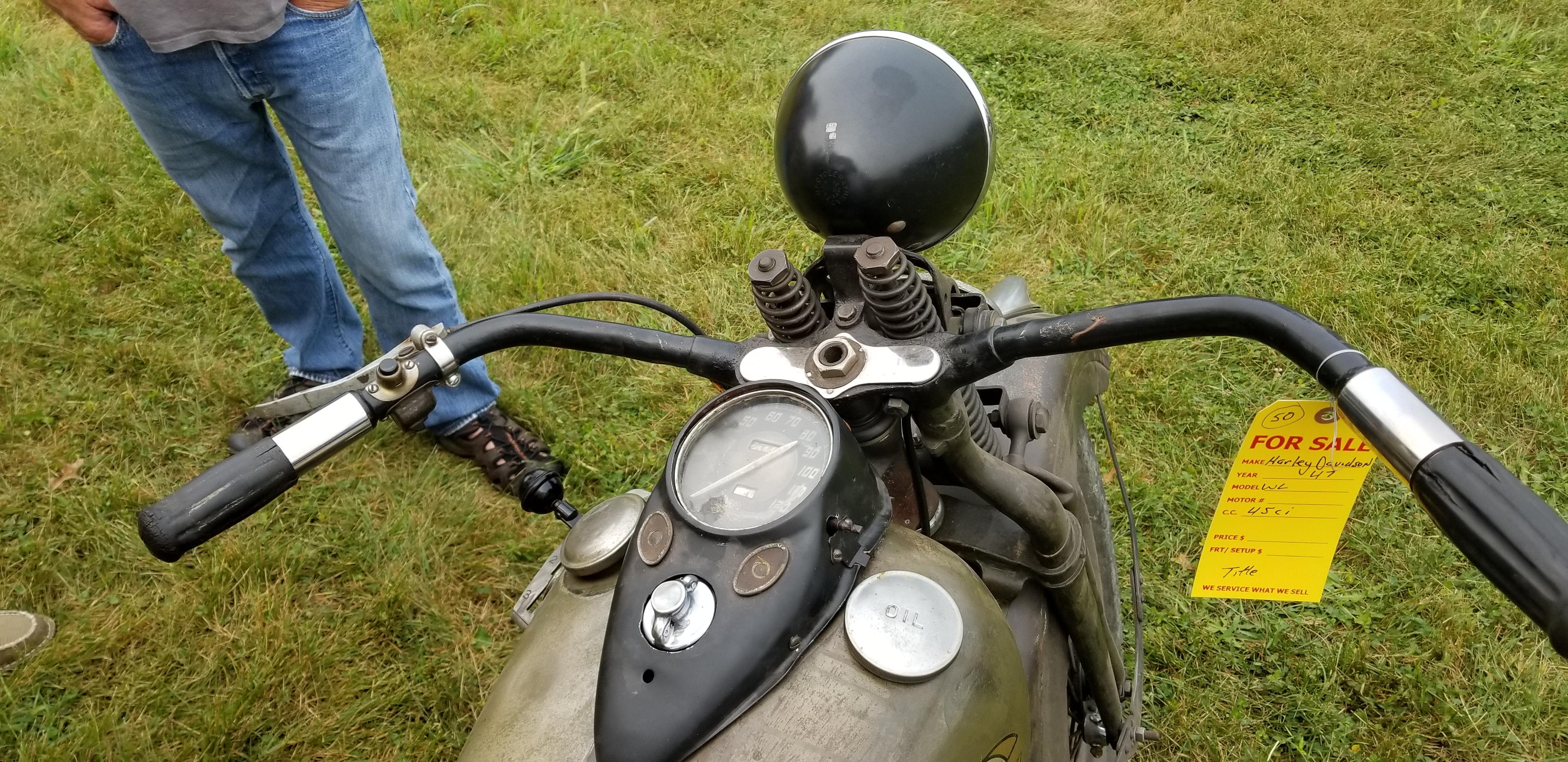 1947 Harley Davidson WL Motorcycle