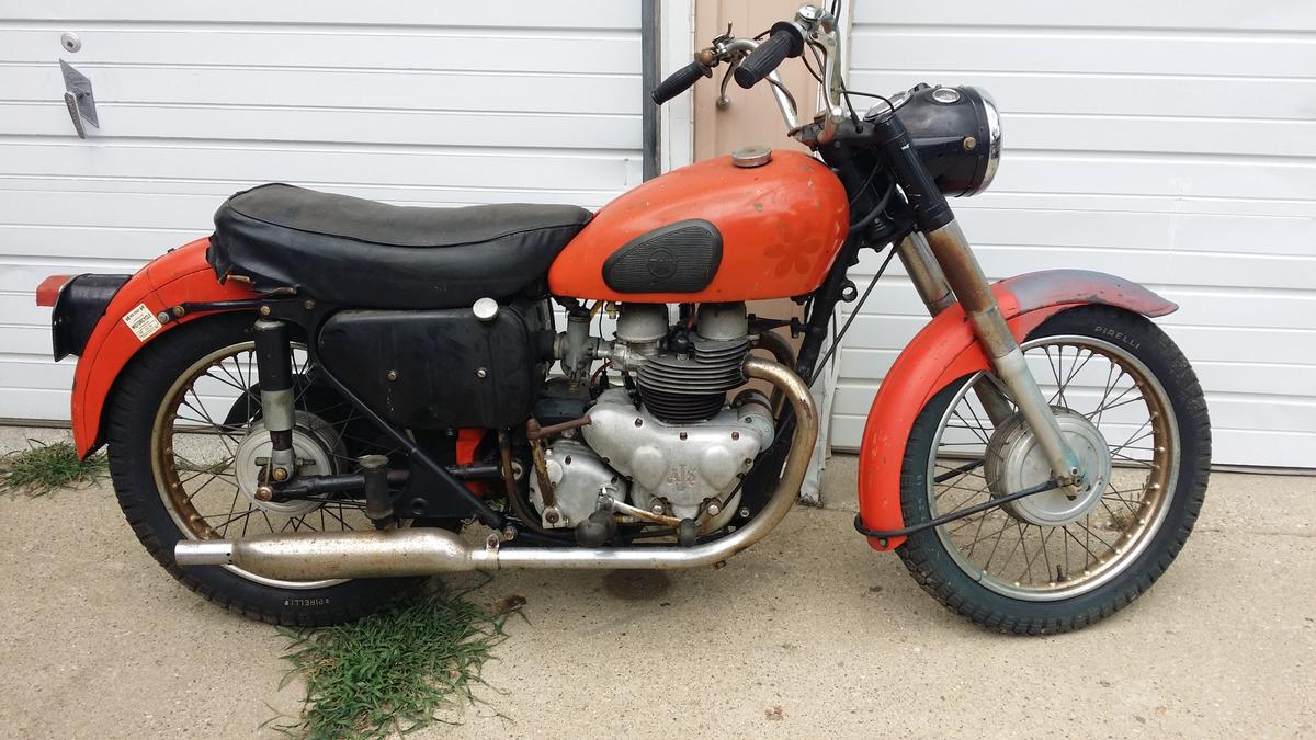 1958 AJS Model 31 650 CC Motorcycle