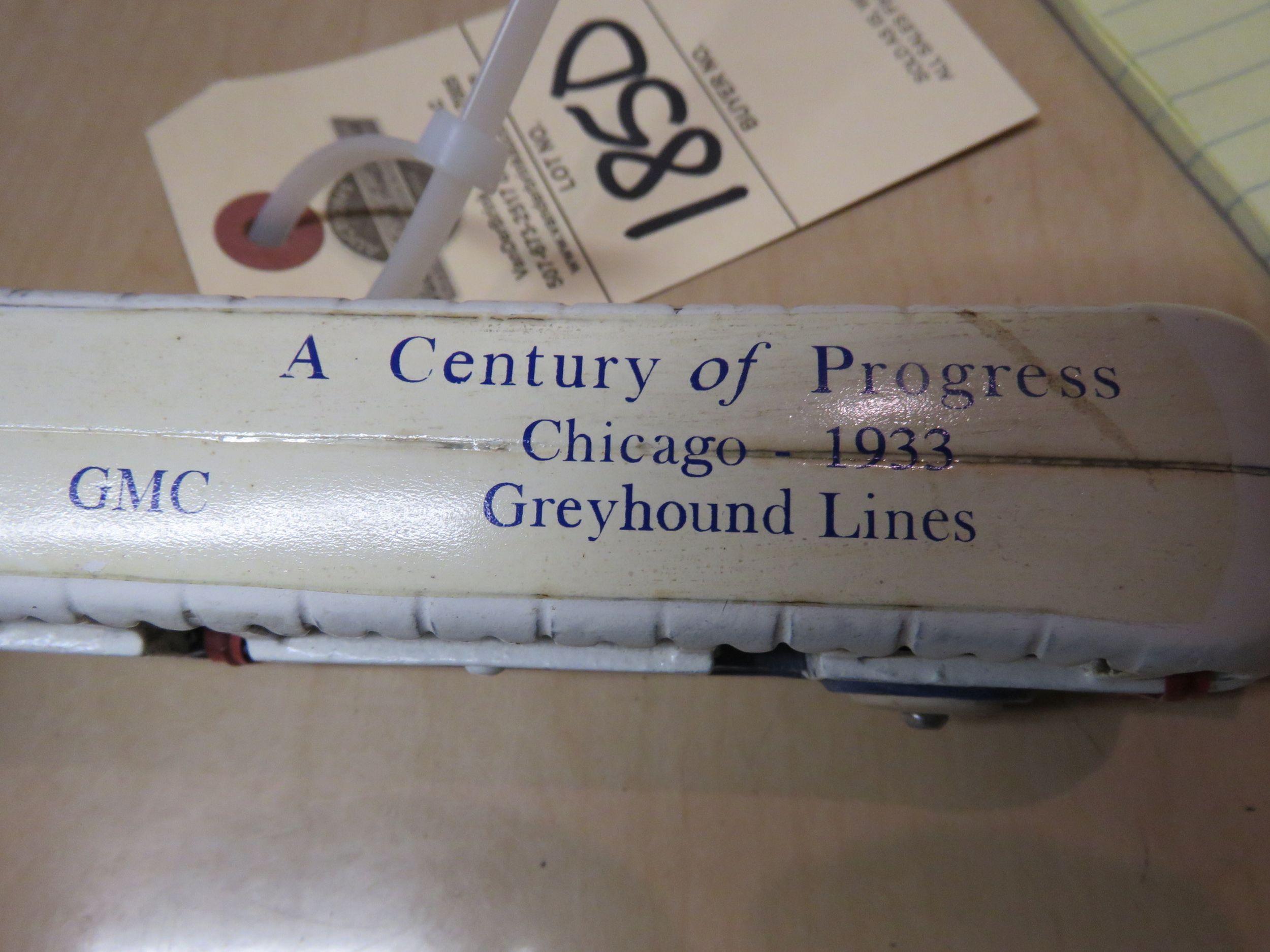 Arcade Cast Iron 1933 Chicago Worlds Fair Greyhound Touring Bus