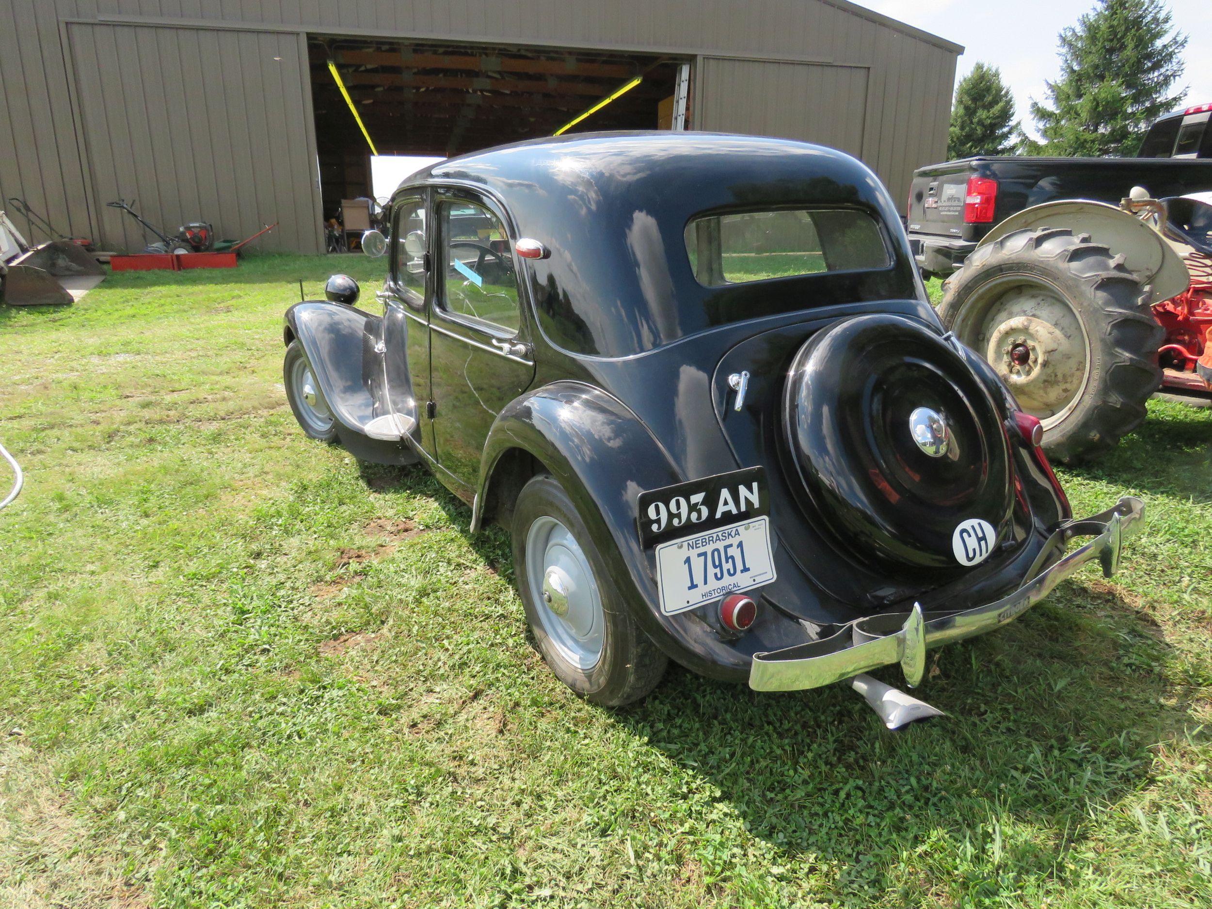 1951 Citroen Traction Avant 4dr Sedan