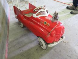 Vintage Murray Fire Chief pedal Car for Restore