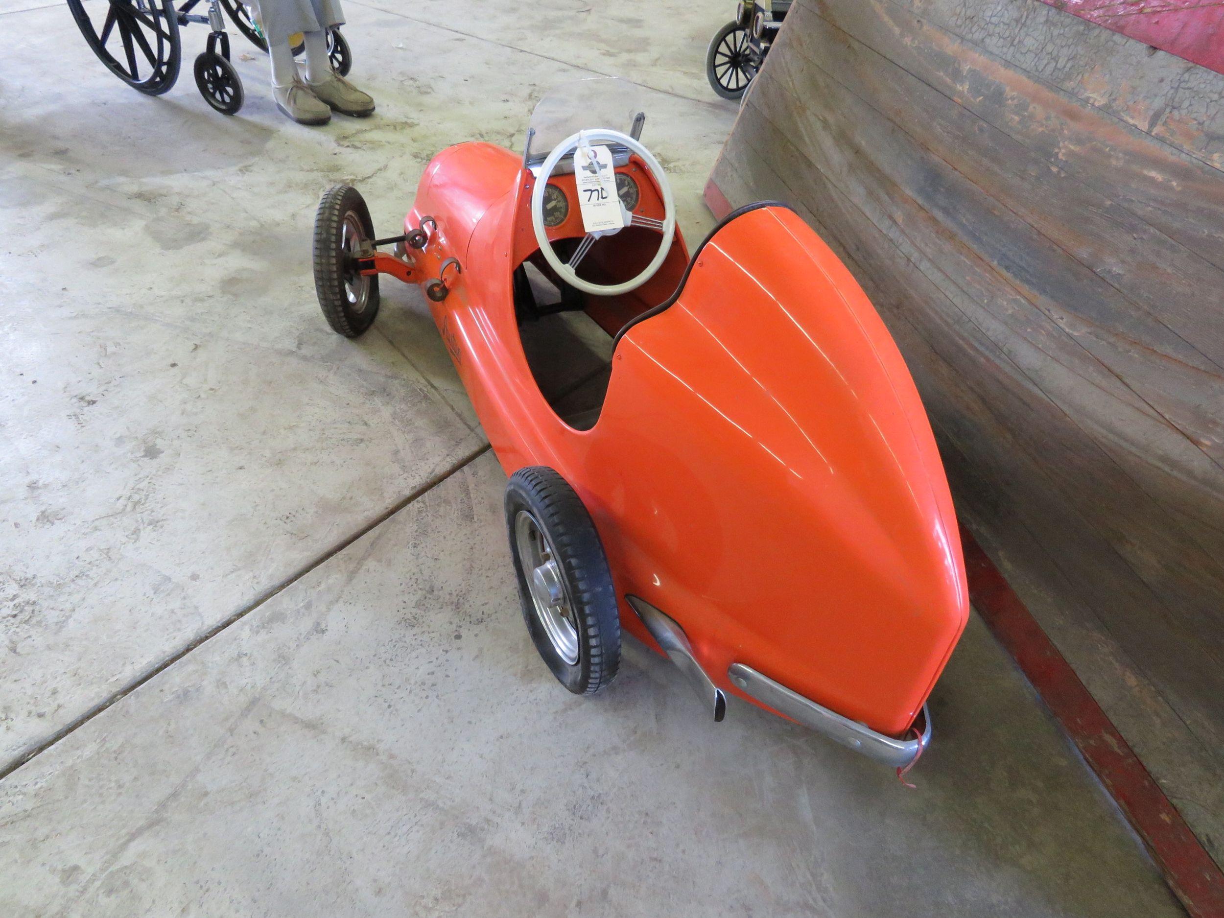 Vintage 1950's Midget Austin Pathfinder Roadster Racer Pedal Car