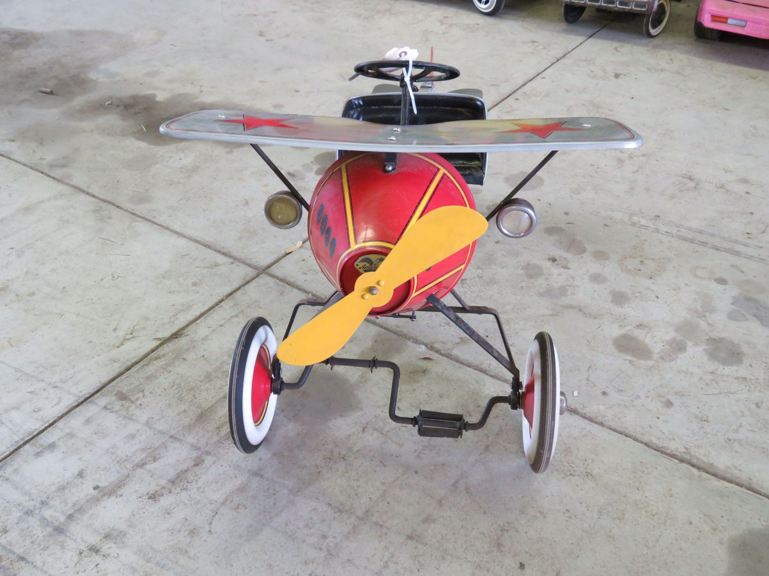 Rare Gendron "Spirit of St. Louis" Pedal Airplane