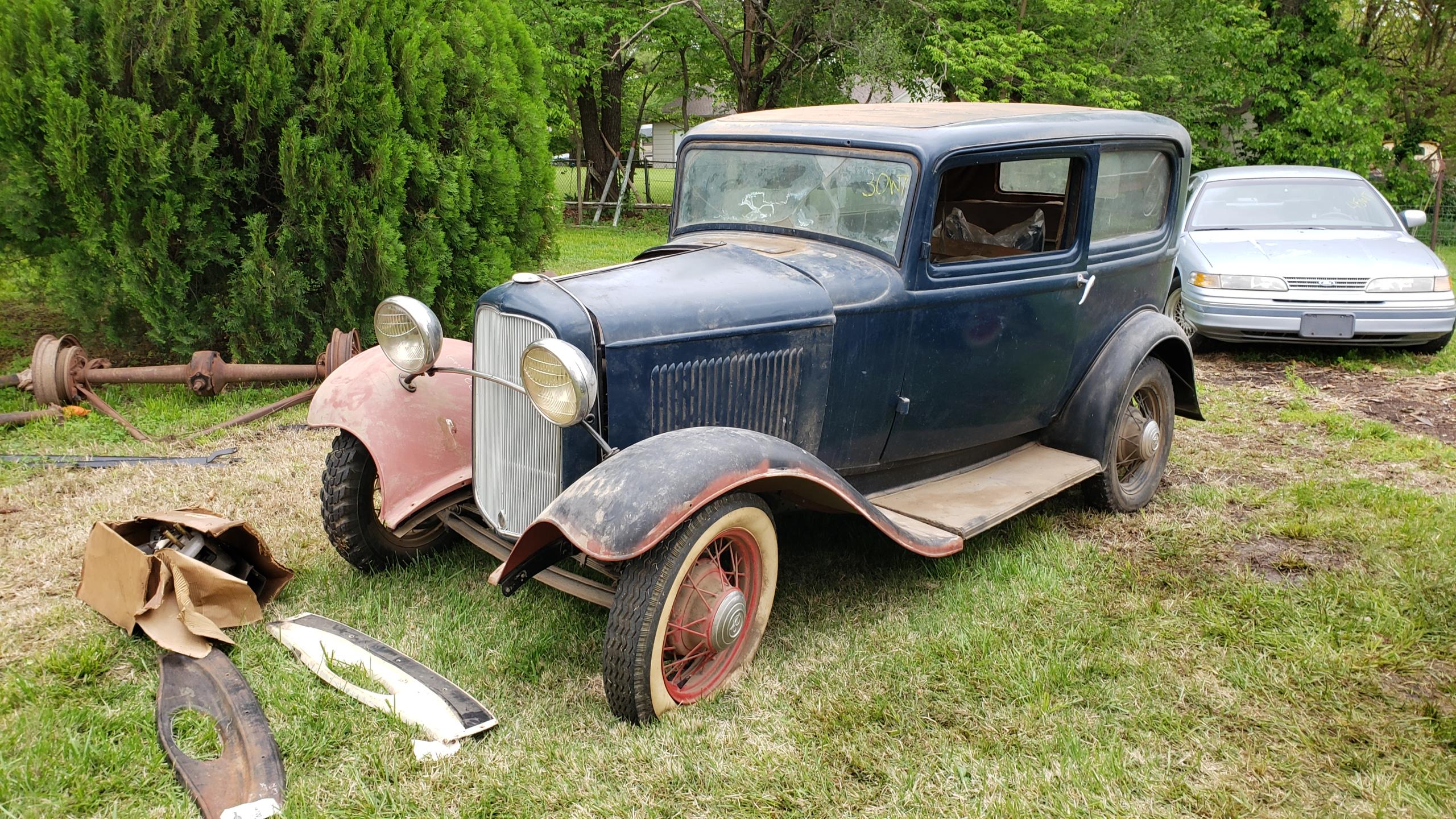 1932 Ford Tudor Sedan Barn Find