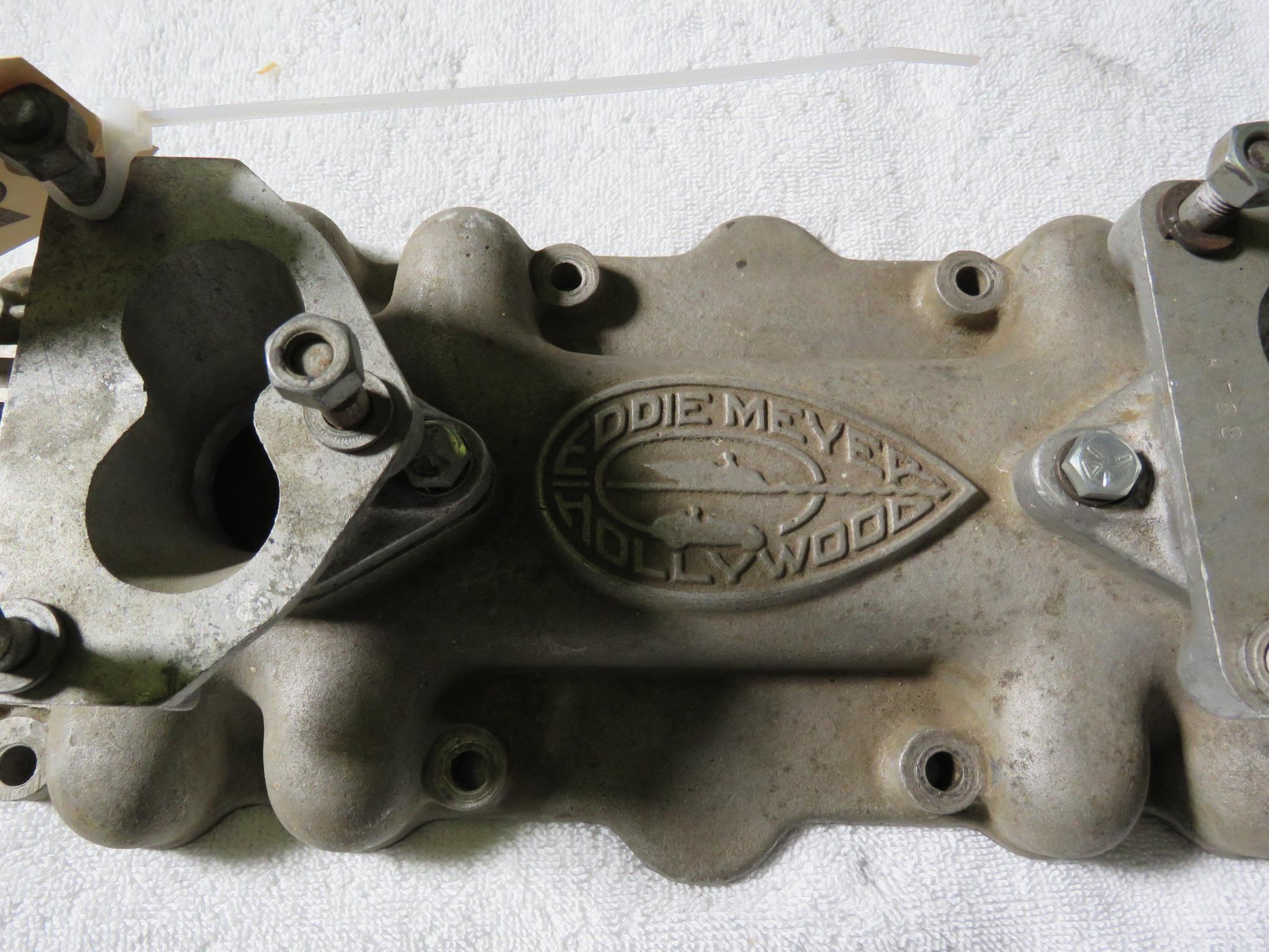 Rare Eddie Meyer AL2 Intake Dual Carb Speed Equipment Hollywood, CA