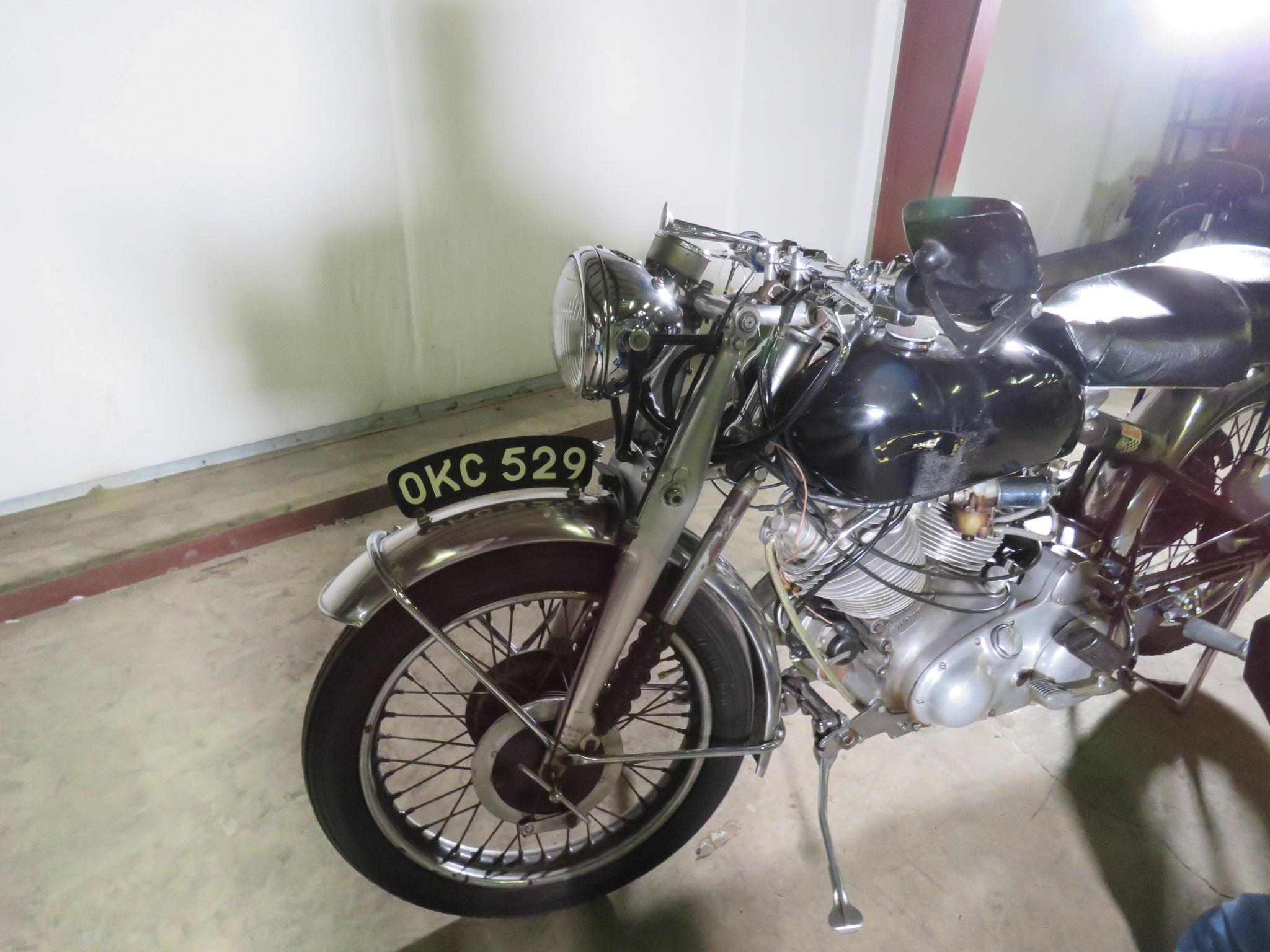 1952 Rare Vincent Series C Rapide Motorcycle