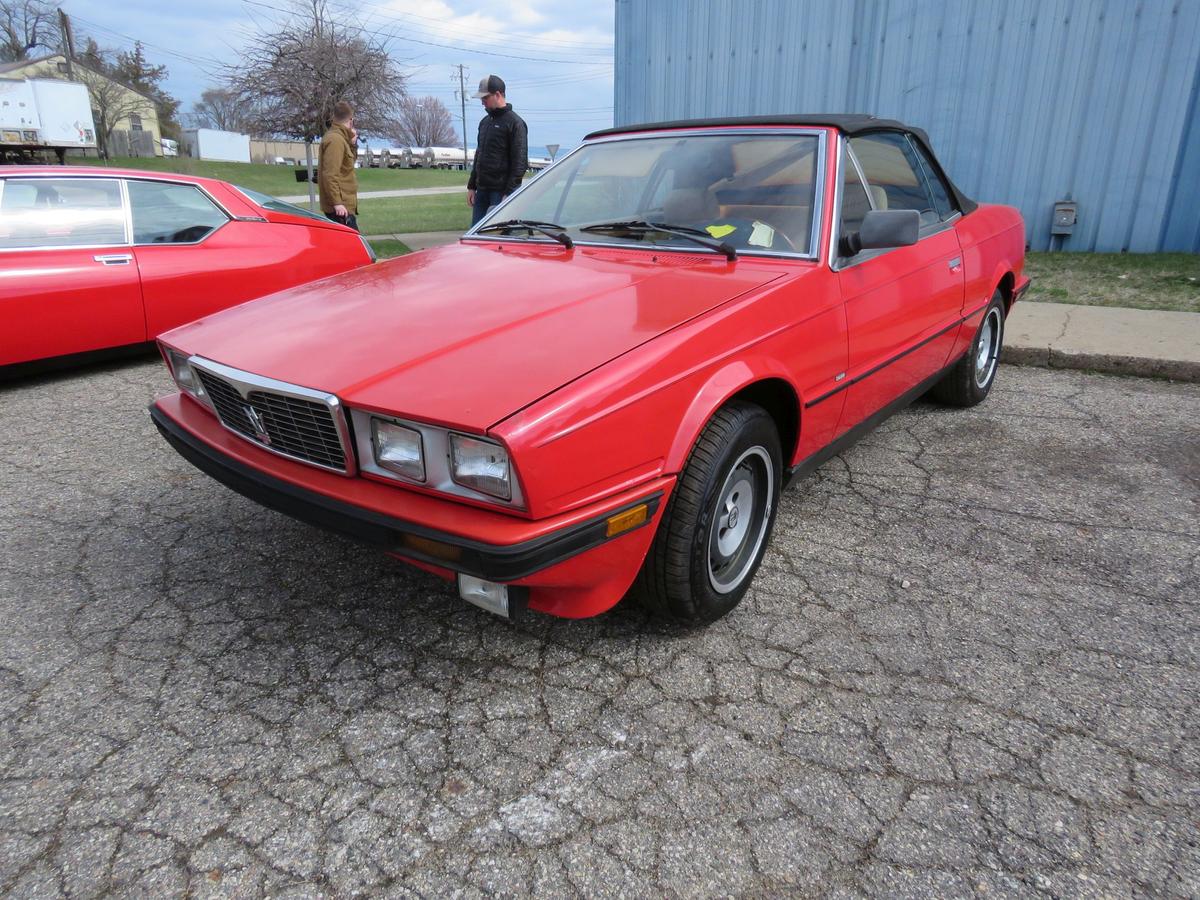 1986 Maserati Zagoto Convertible