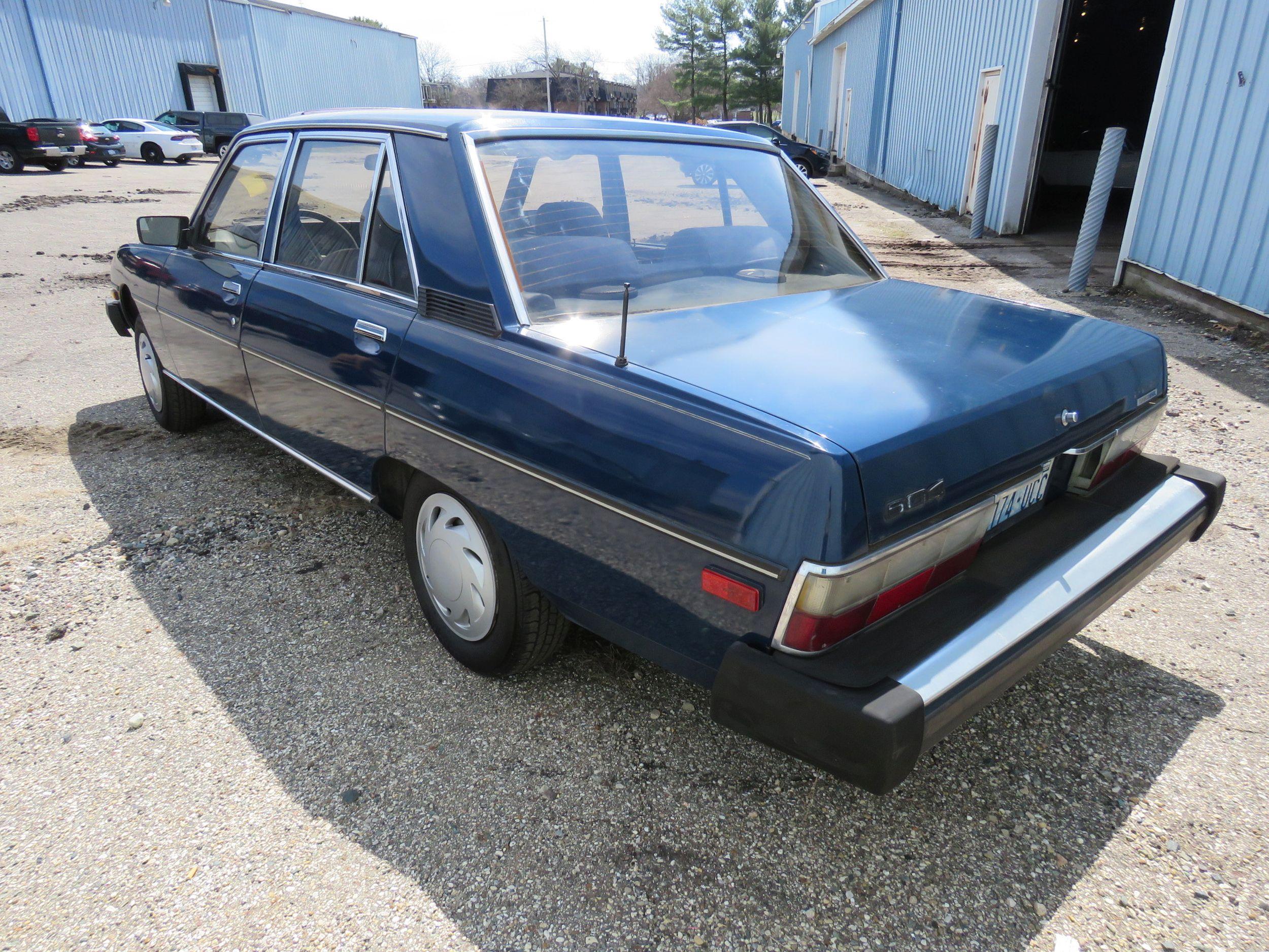 1982 Peugeot 604 Turbo Diesel 4dr Sedan