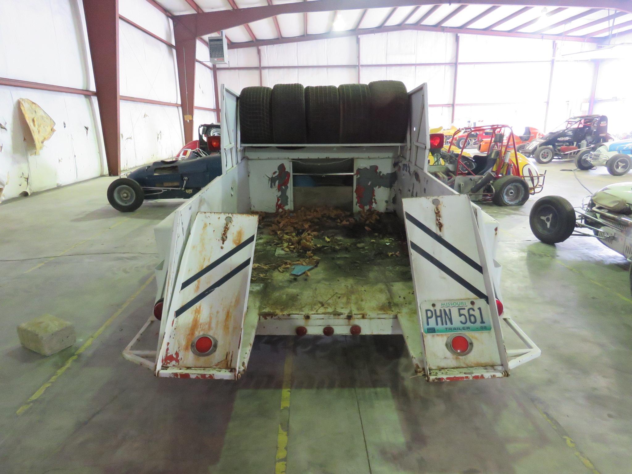 Rare 1947 Kurtis Kraft-Chimnery Midget Racecar and Trailer