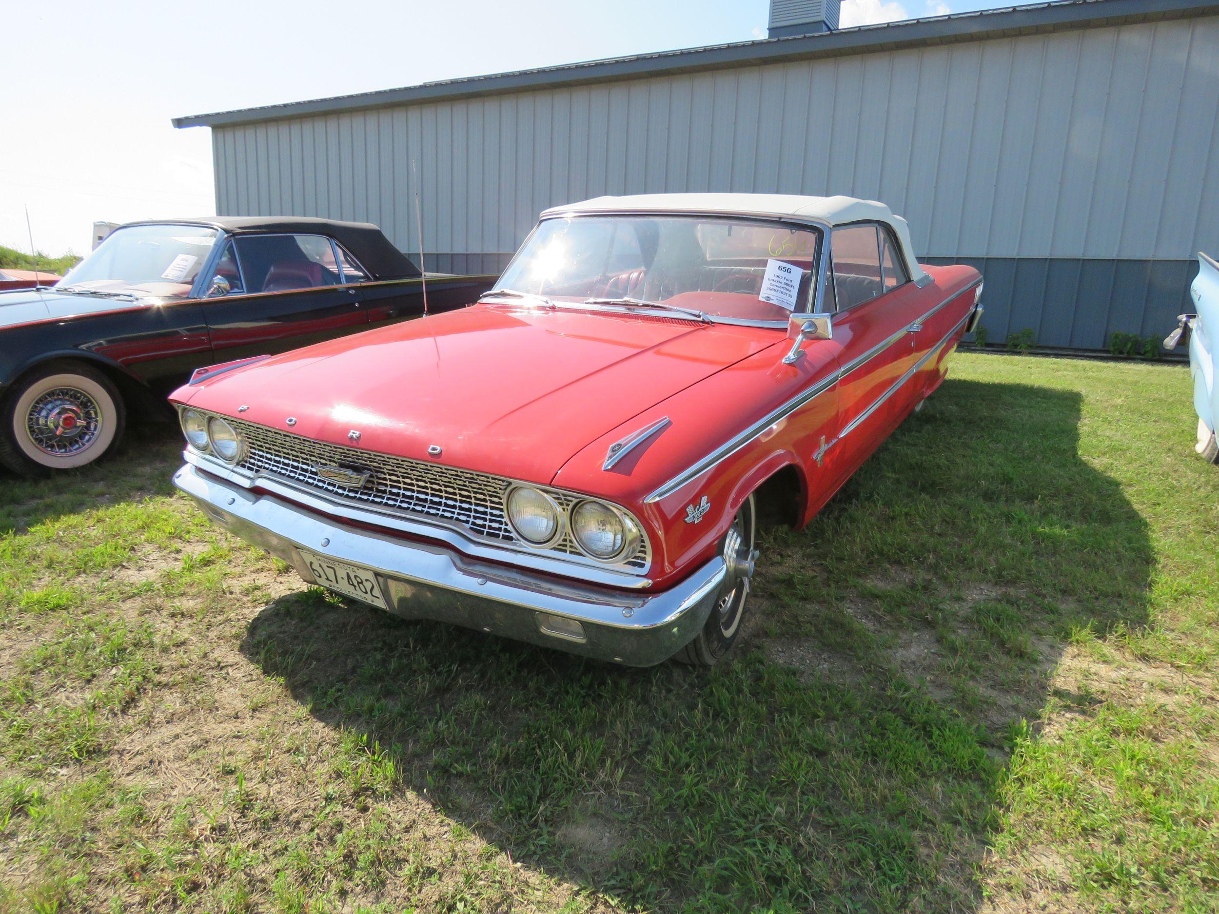 1963 Ford Galaxie 500XL Convertible 3G69Z183135