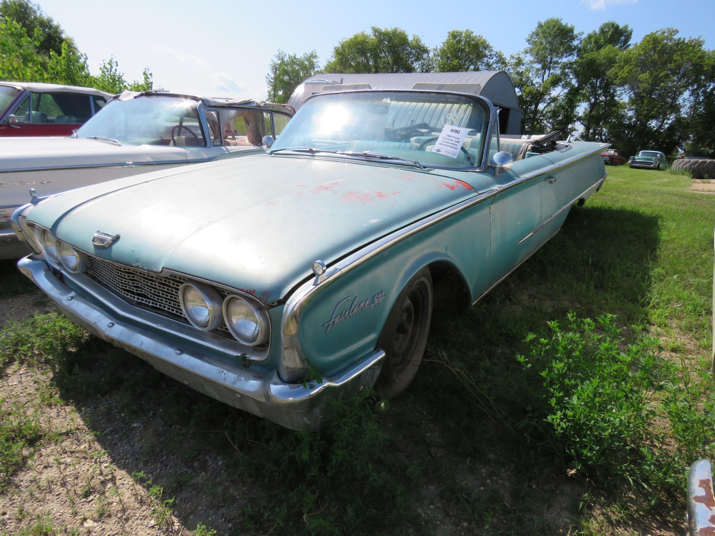 1960 Ford Fairlane 500 Convertible 0F55Y254532