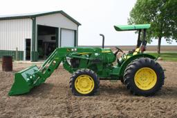 2017 John Deere 5055E Tractor with John Deere 240 Loader