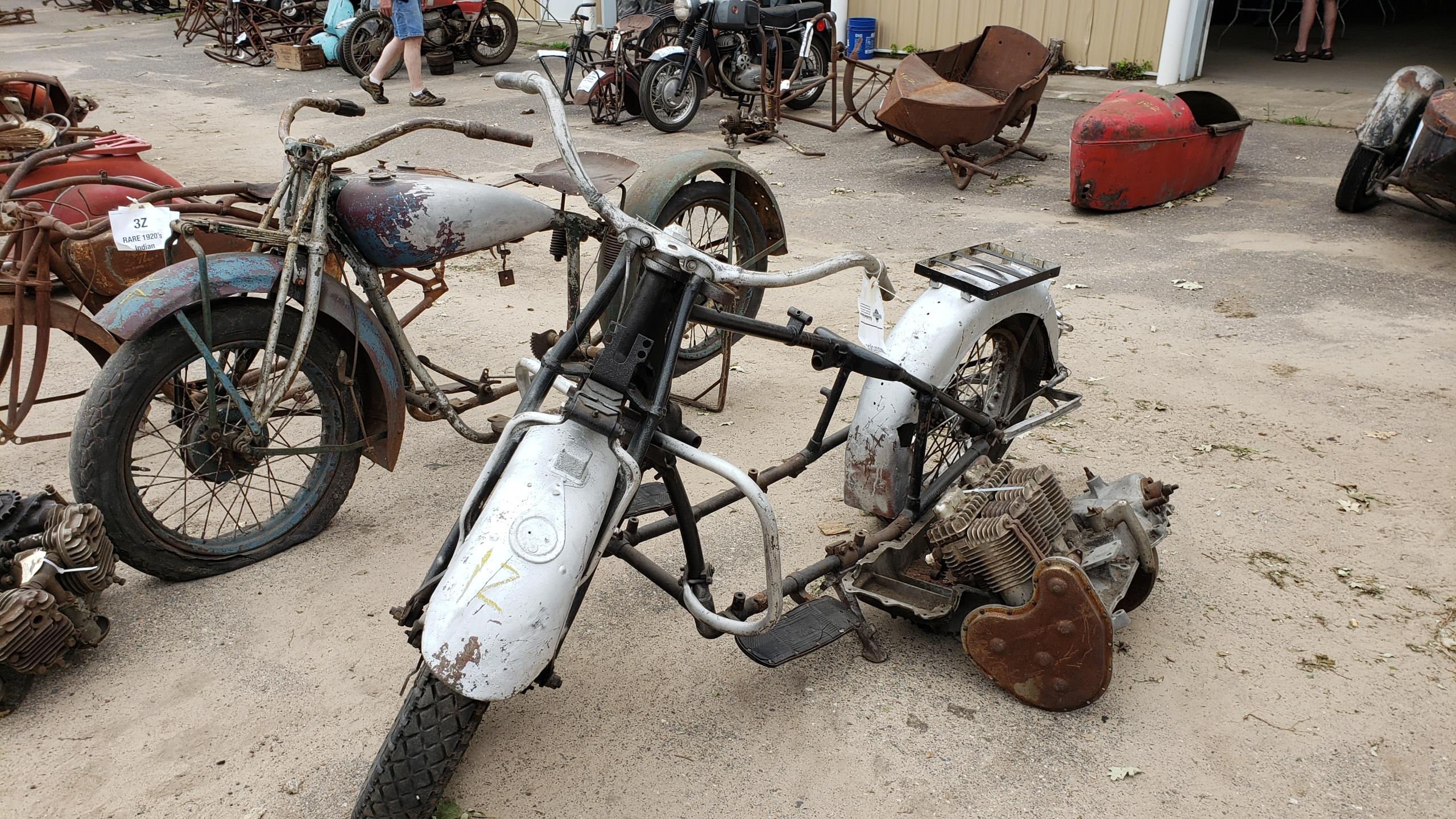 RARE 1930's Indian 4 cylinder Motorcycle