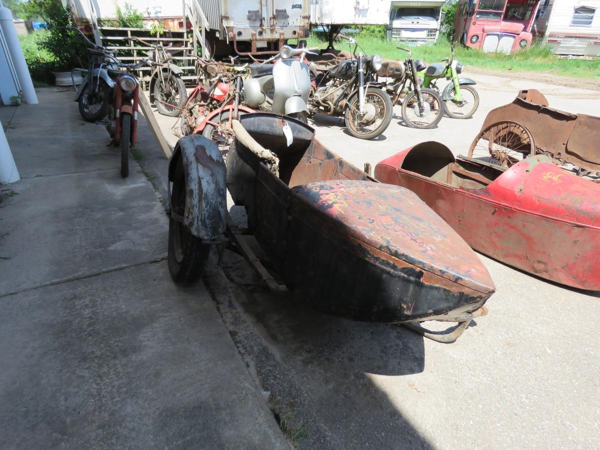 RARE Harley Davidson Motorcycle Side Car