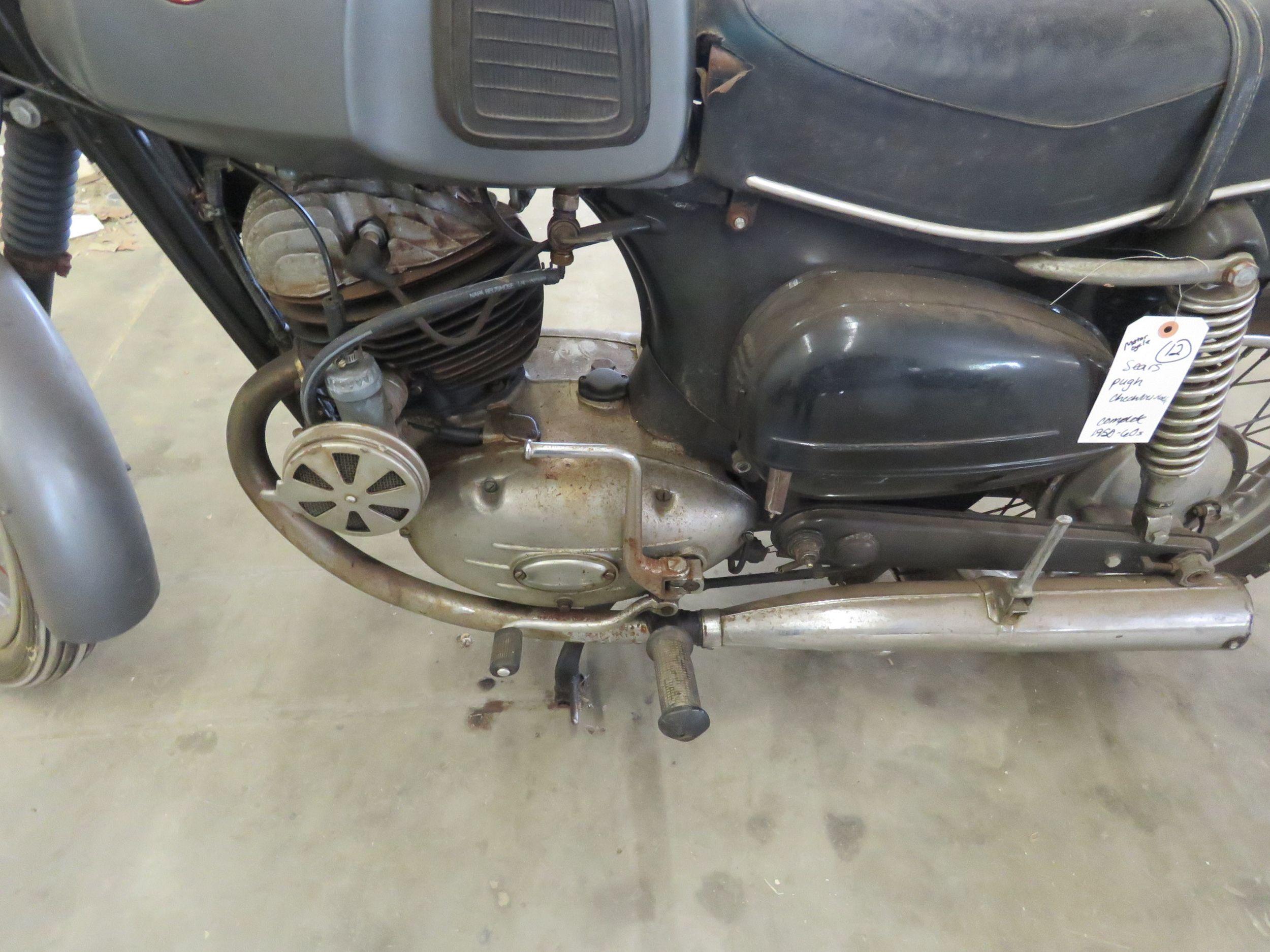 1950's Sears Pugh Chez Motorcycle