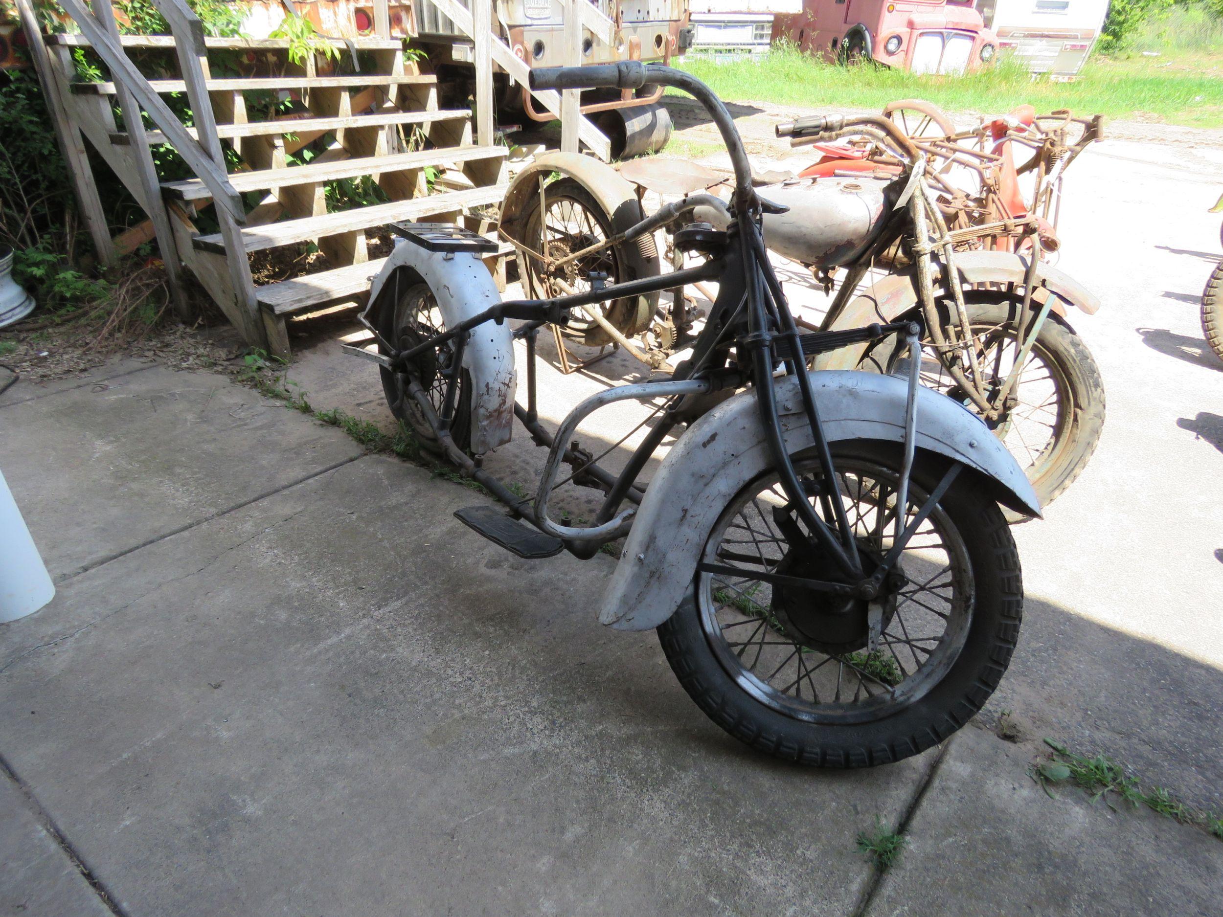 RARE 1930's Indian 4 cylinder Motorcycle