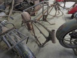 RARE Early  Pre 1930 Harley Davidson Motorcycle Frame