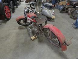 Vintage Harley Davidson Hummer Motorcycle