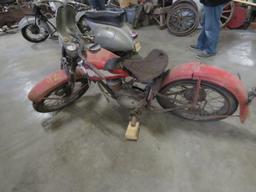 Vintage Harley Davidson Hummer Motorcycle
