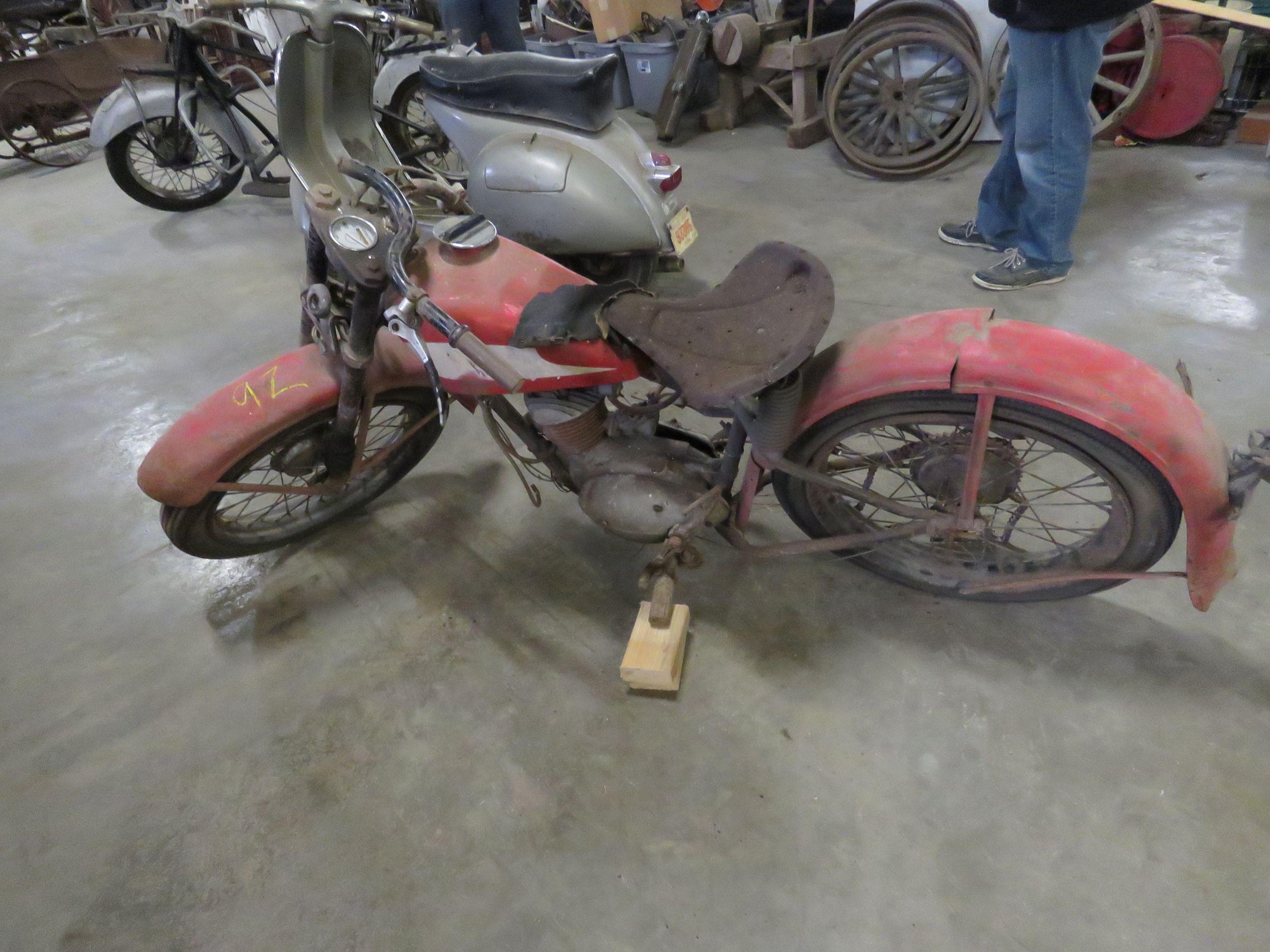 Vintage Harley Davidson Hummer Motorcycle