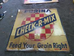 Purina SS Checker Board Sign