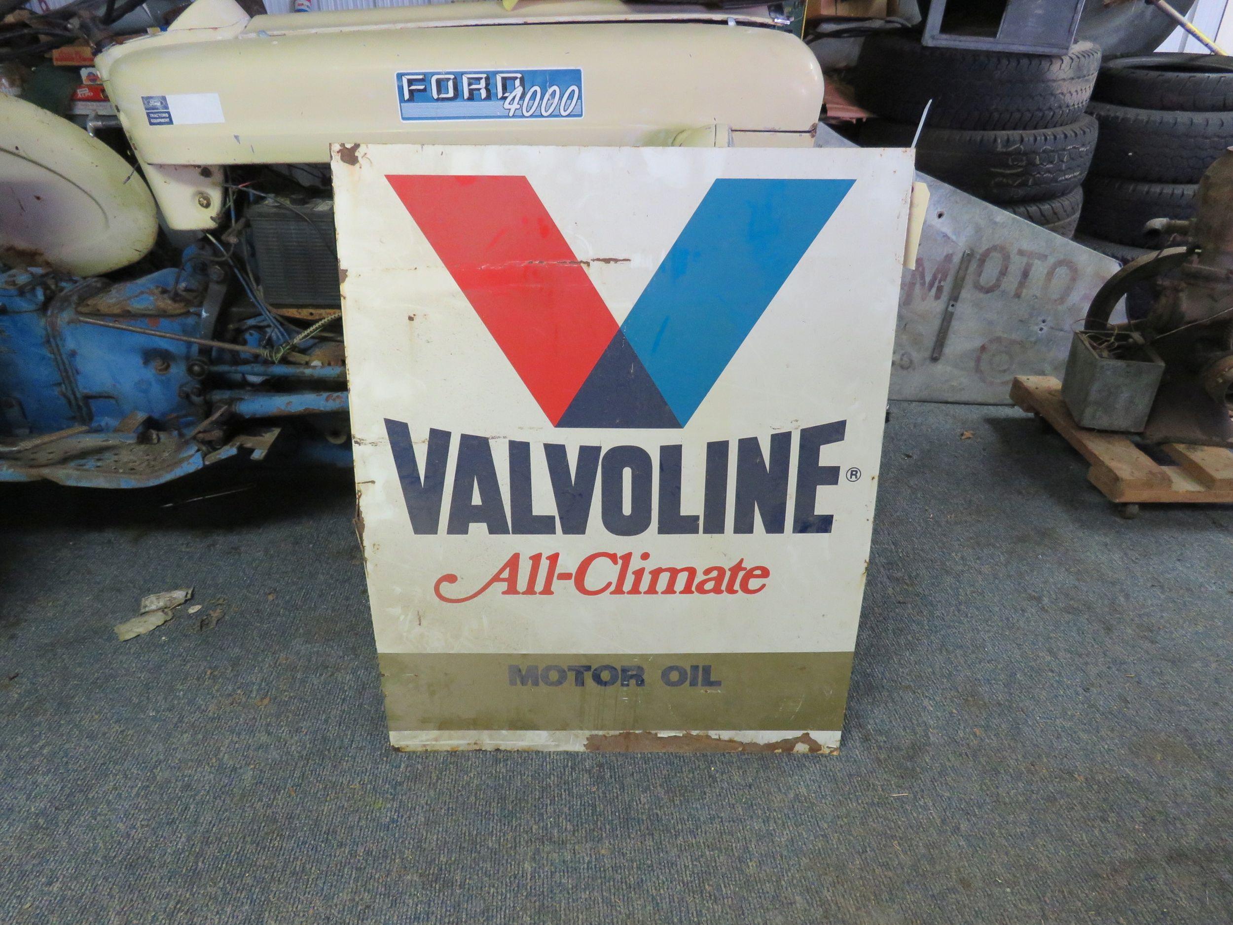 Valvoline Painted Tin sign