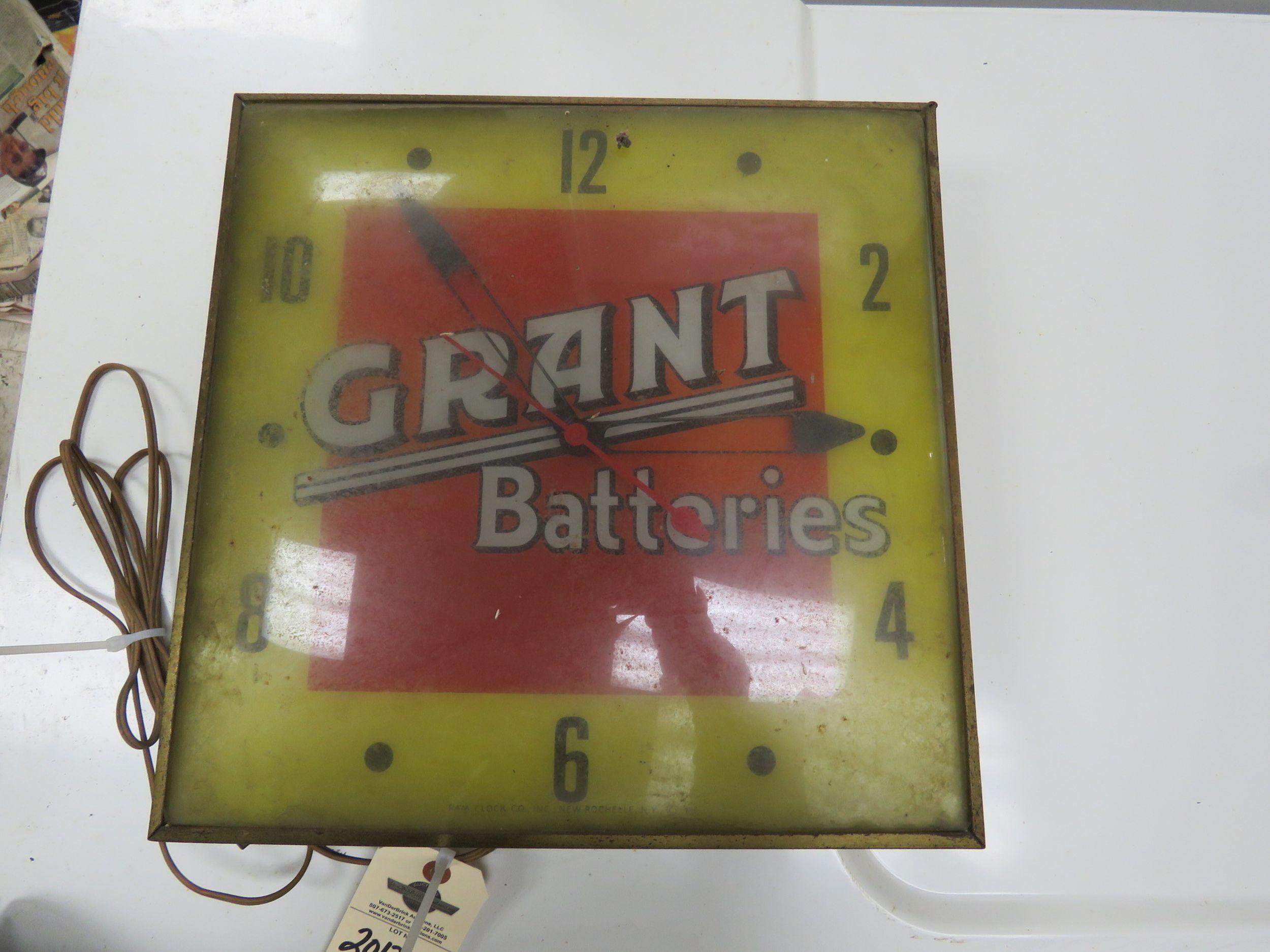 Grant Batteries Clock